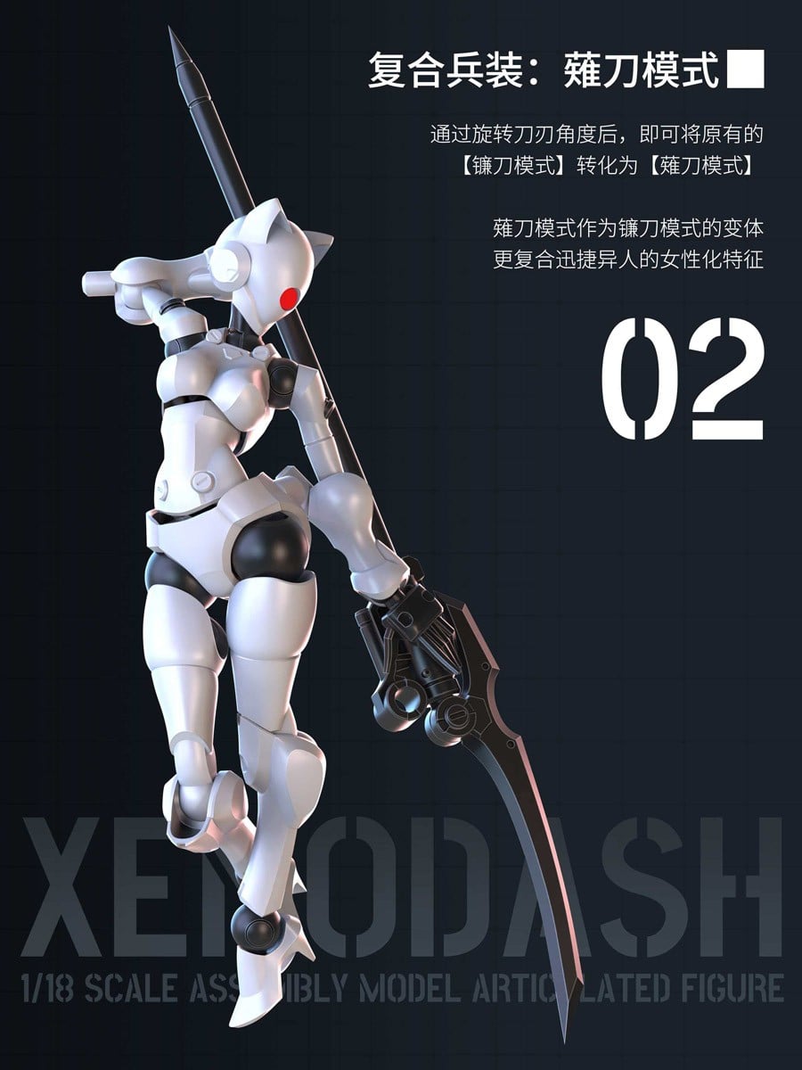 SPECIAL ORDER SHEIK MAINLAND - 3 min project - Xenodash: White 1/18 [JP]