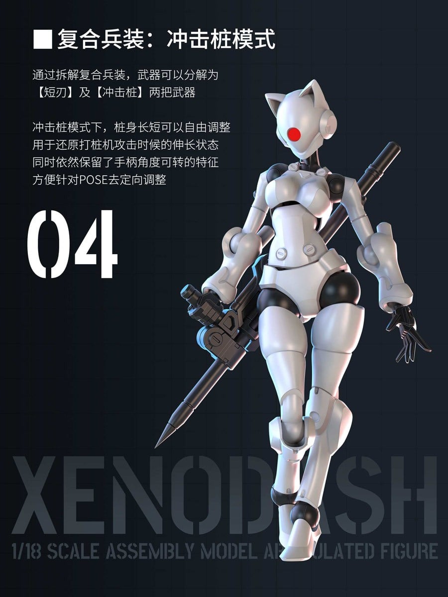 SPECIAL ORDER SHEIK MAINLAND - 3 min project - Xenodash: White 1/18 [JP]