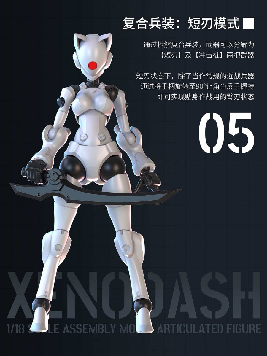 SPECIAL ORDER SHEIK MAINLAND - 3 min project - Xenodash: White 1/18 [JP]