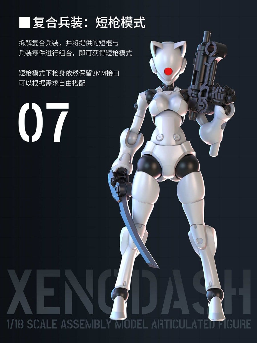 SPECIAL ORDER SHEIK MAINLAND - 3 min project - Xenodash: White 1/18 [JP]