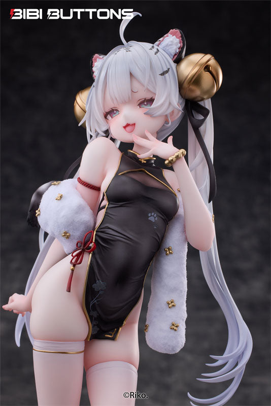 SPECIAL ORDER Bibi Buttons - Riko Illustrations - Tiger's Roar Stirs the Wind White Tiger 1/6 [JP]