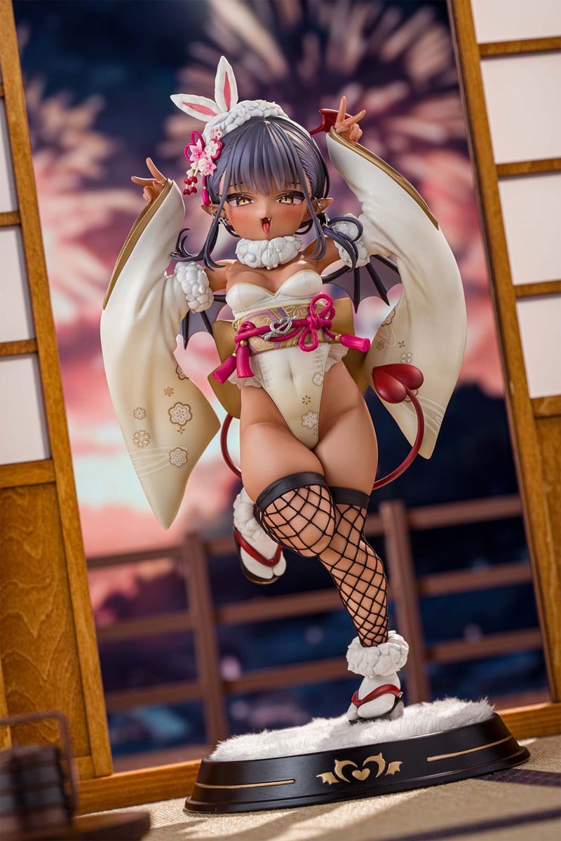SPECIAL ORDER Kiwi Toys - Toranto Illustration - Tanned Succubus-chan Haregi: Bunny Ver. Deluxe Edition 1/6 [JP]