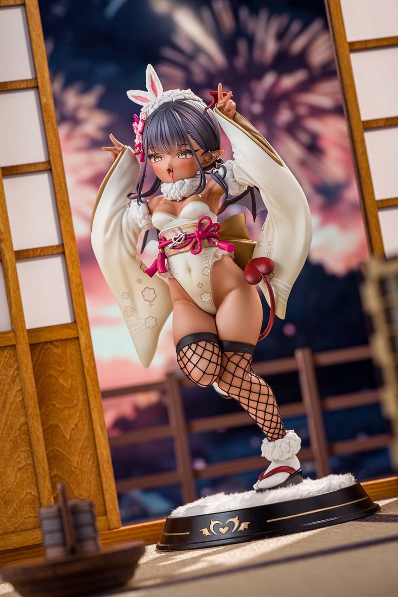 SPECIAL ORDER Kiwi Toys - Toranto Illustration - Tanned Succubus-chan Haregi: Bunny Ver. Deluxe Edition 1/6 [JP]