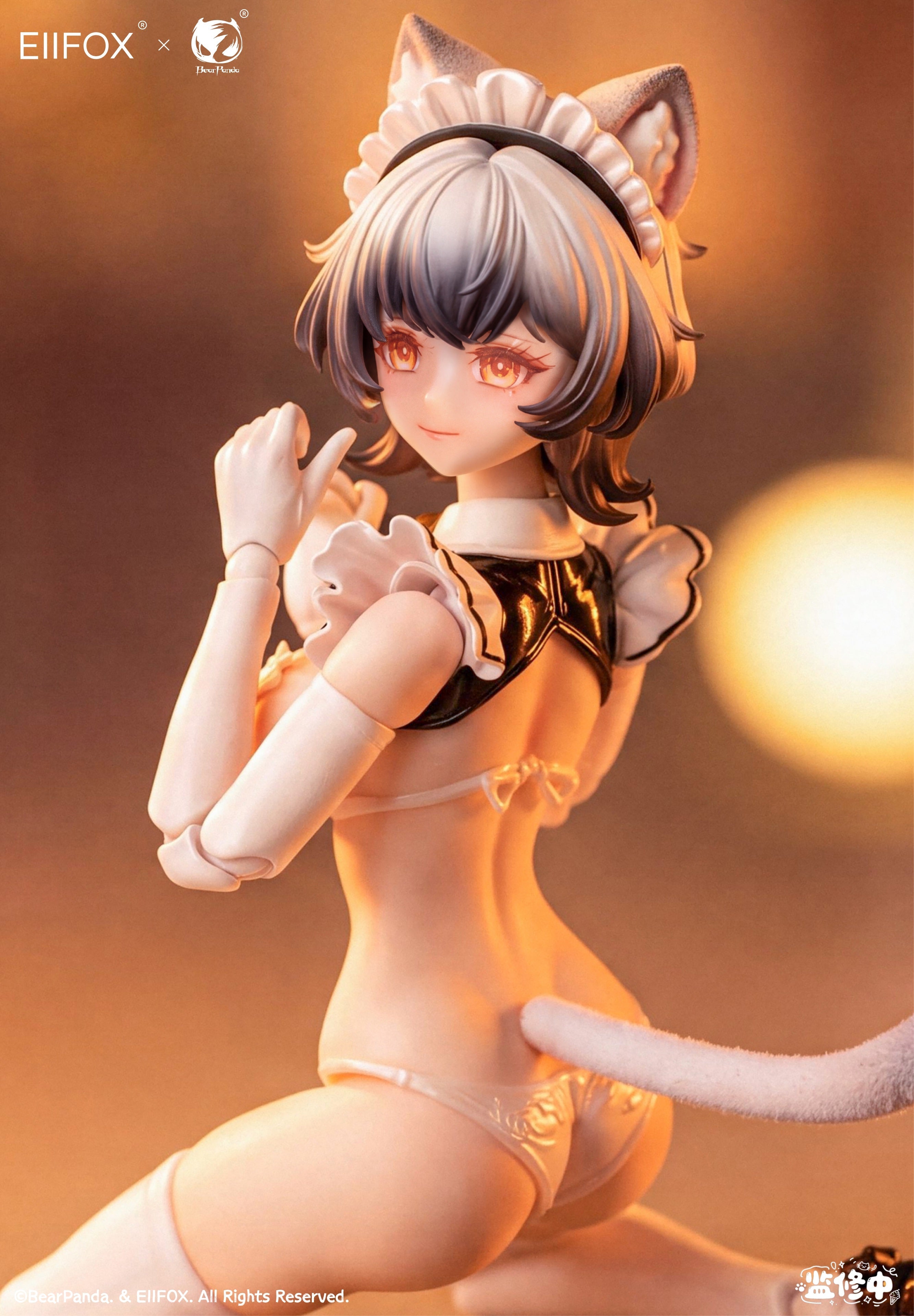 SPECIAL ORDER BearPanda - EIIFOX × BearPanda - Cat Maid Little Pudding 1/12 [JP]