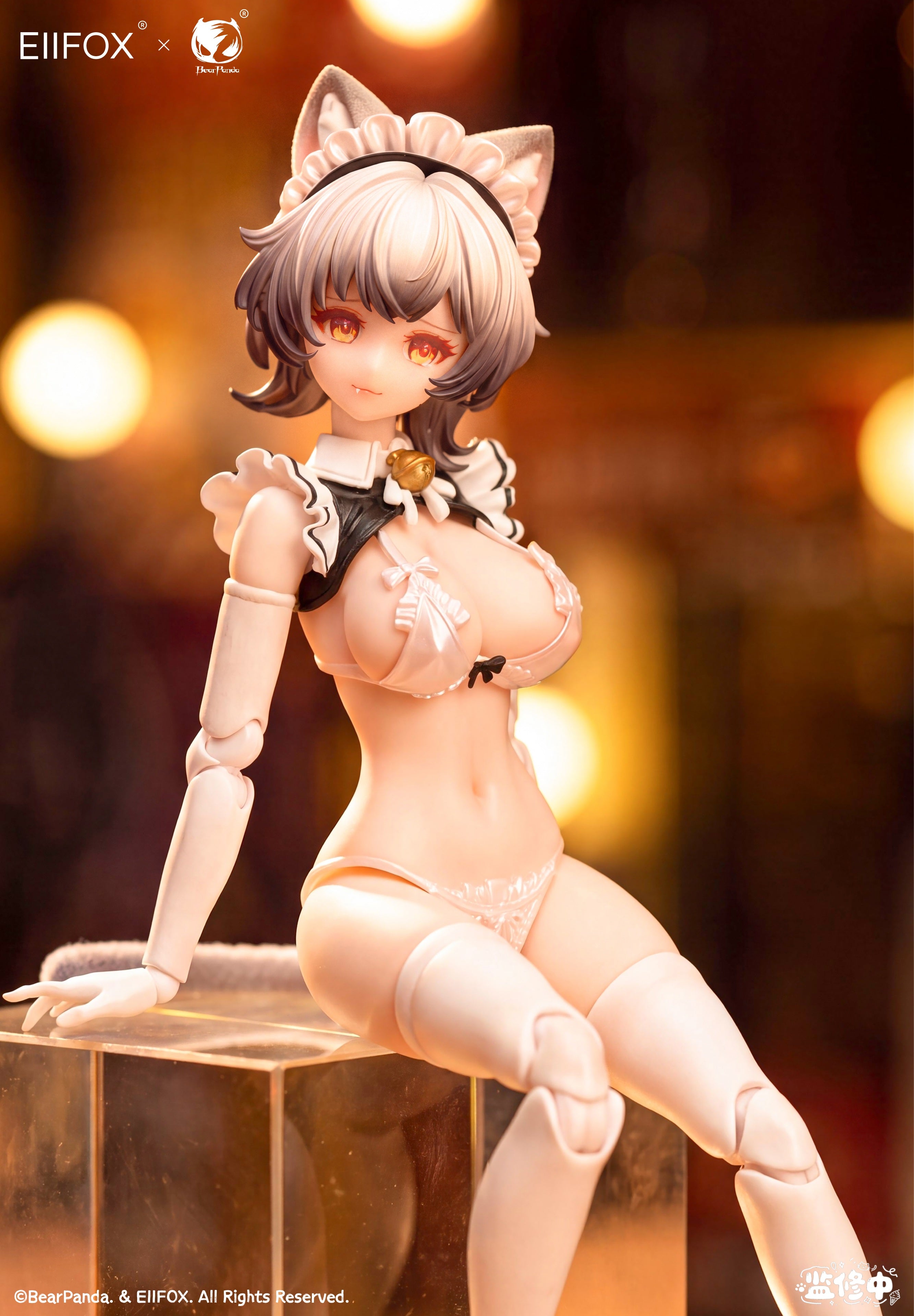 SPECIAL ORDER BearPanda - EIIFOX × BearPanda - Cat Maid Little Pudding 1/12 [JP]