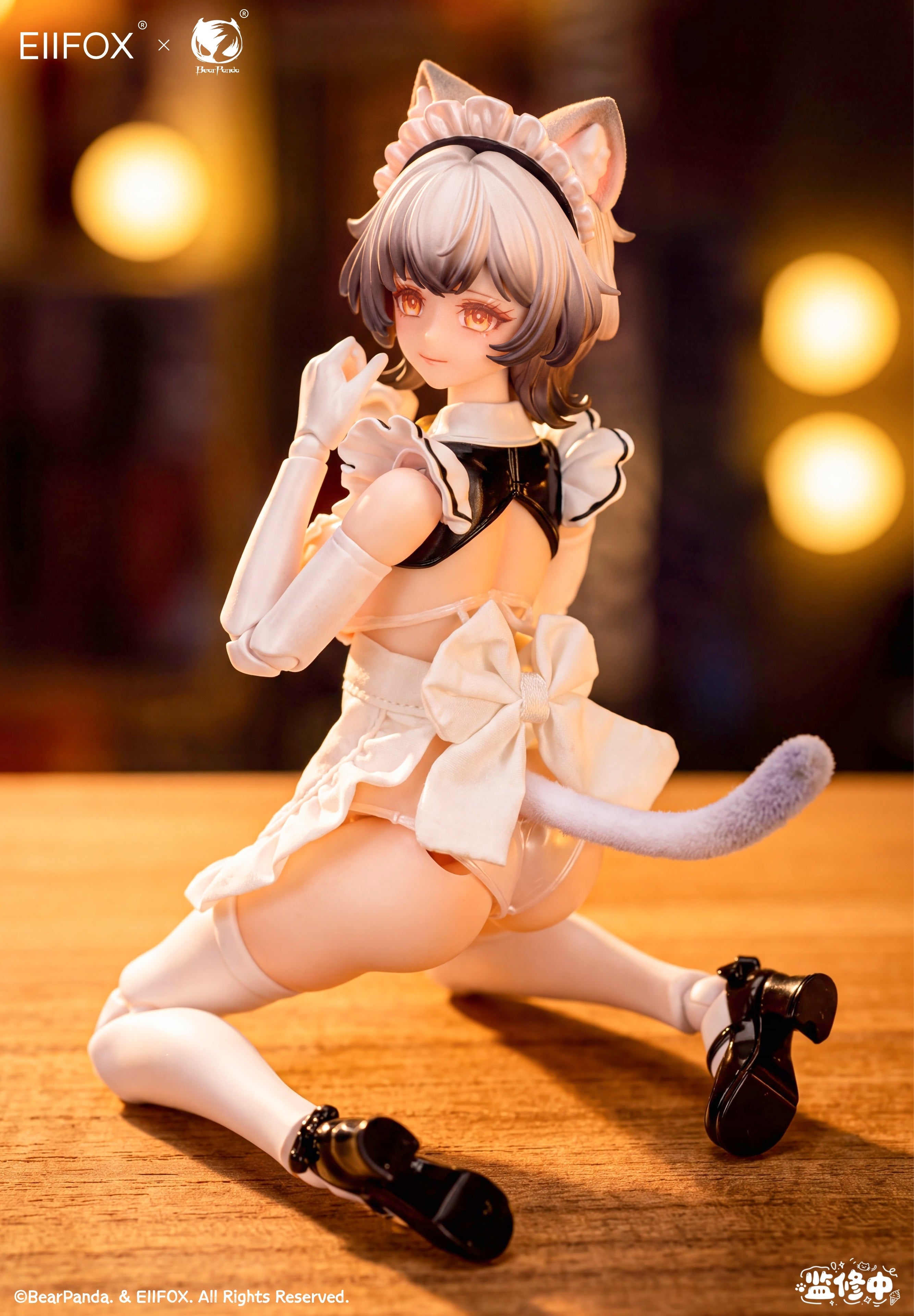 SPECIAL ORDER BearPanda - EIIFOX × BearPanda - Cat Maid Little Pudding 1/12 [JP]