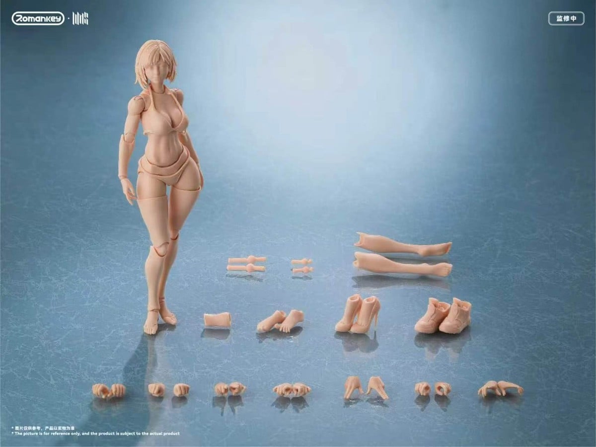 SPECIAL ORDER Romankey - UMS004 - Super Action Female Body 1/12 [JP]