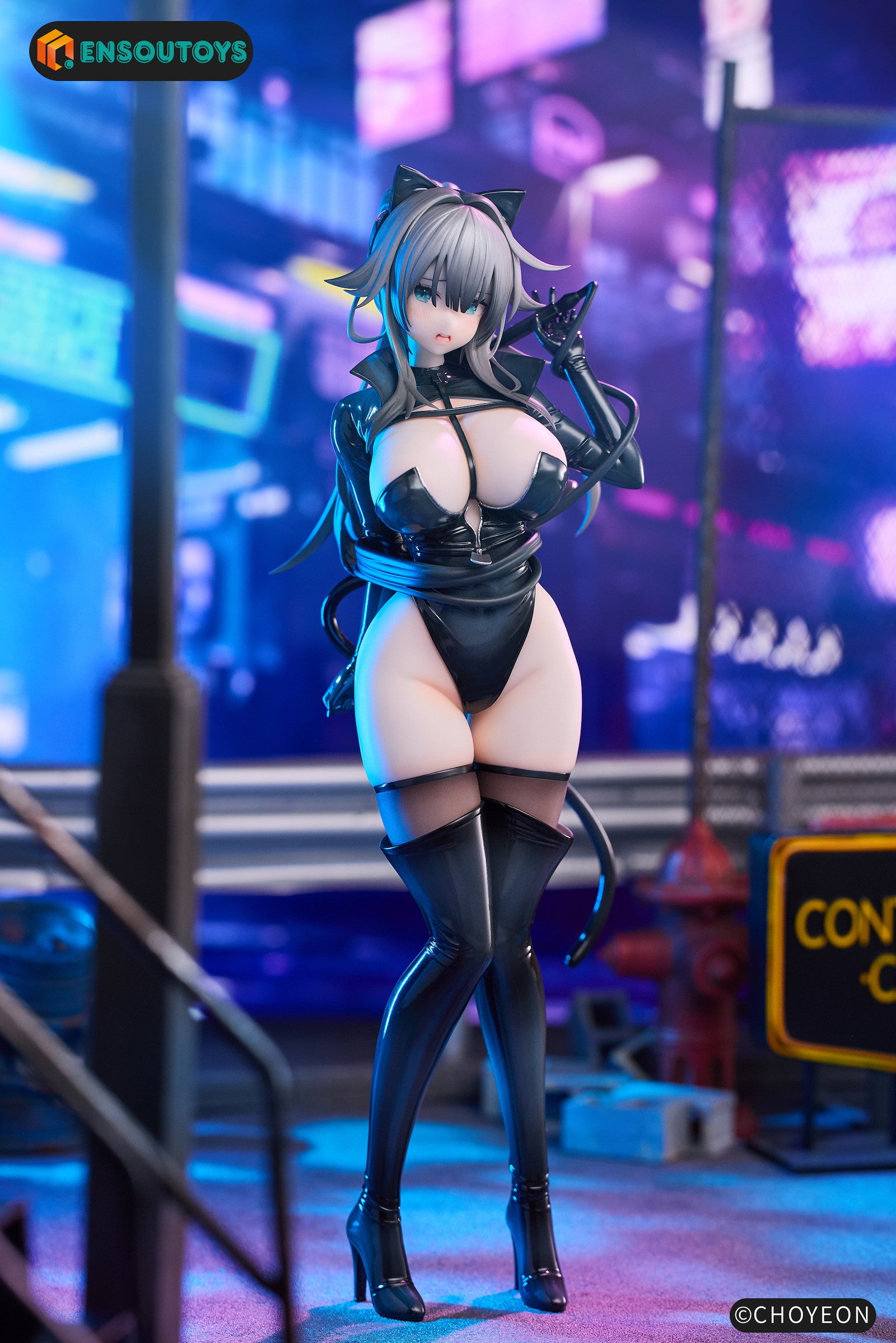 PRE-ORDER ENSOUTOYS - Cat Woman - Happy-chan: Different Color Edition 1/6