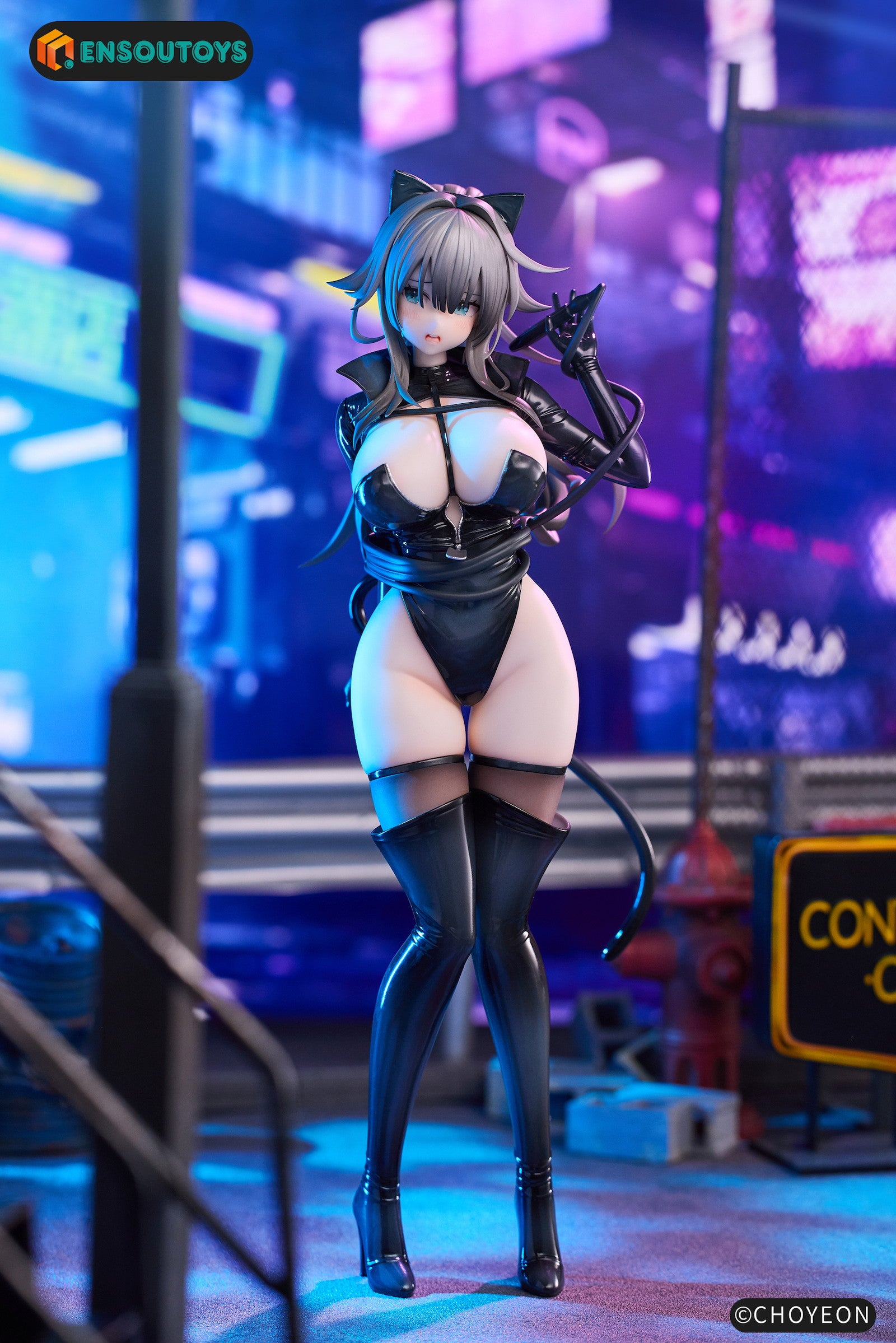 PRE-ORDER ENSOUTOYS - Cat Woman - Happy-chan: Different Color Edition 1/6