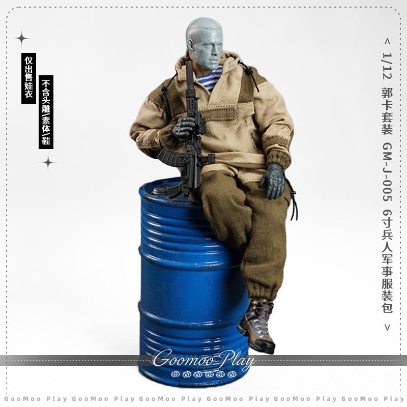 SPECIAL ORDER GOOMOO - Action Figure Outfit Set - GM-J-005 - Gorka Combat Wear Set 1/12 [JP]