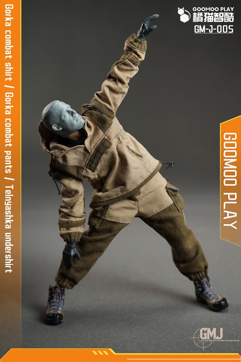 SPECIAL ORDER GOOMOO - Action Figure Outfit Set - GM-J-005 - Gorka Combat Wear Set 1/12 [JP]