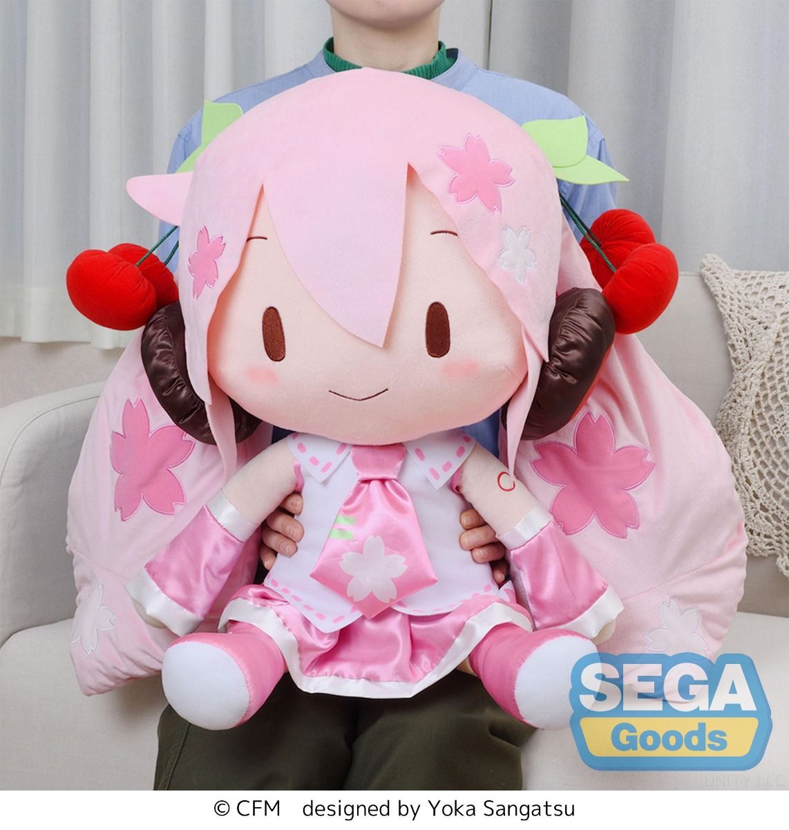 PRE-ORDER SEGA - Character Vocal Series 01: Hatsune Miku - fuwa petit Sakura Miku Dodeka Jumbo Plush