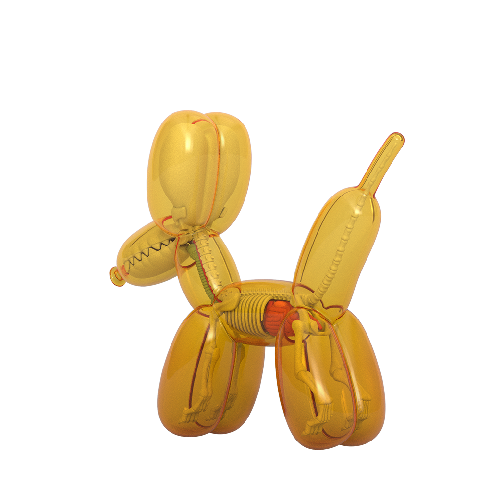 PRE-ORDER Mighty Jaxx - Funny Anatomy Balloon Dog (Honey Edition)