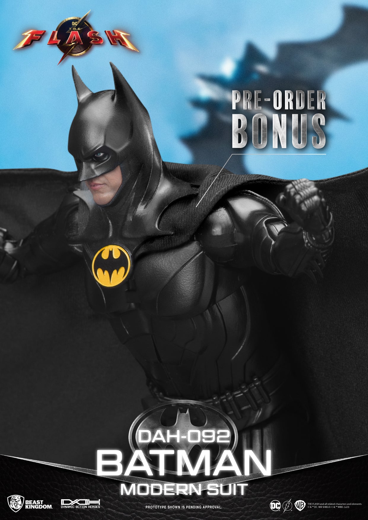 PRE-ORDER Beast Kingdom - Dynamic 8action Heroes - The Flash Movie - Batman: Modern Suit Ver.