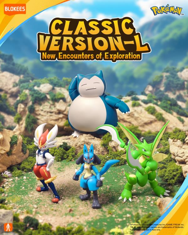 IN-STOCK BLOKEES - Pokémon Classic Version-L - Snorlax Model Kit