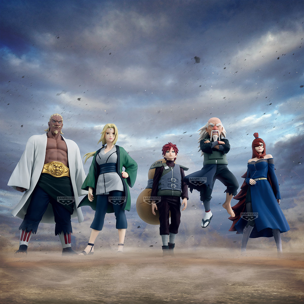 PRE-ORDER Banpresto - Naruto Shippuden Five Kage Summit - Tsuchikage Ohnoki Figure