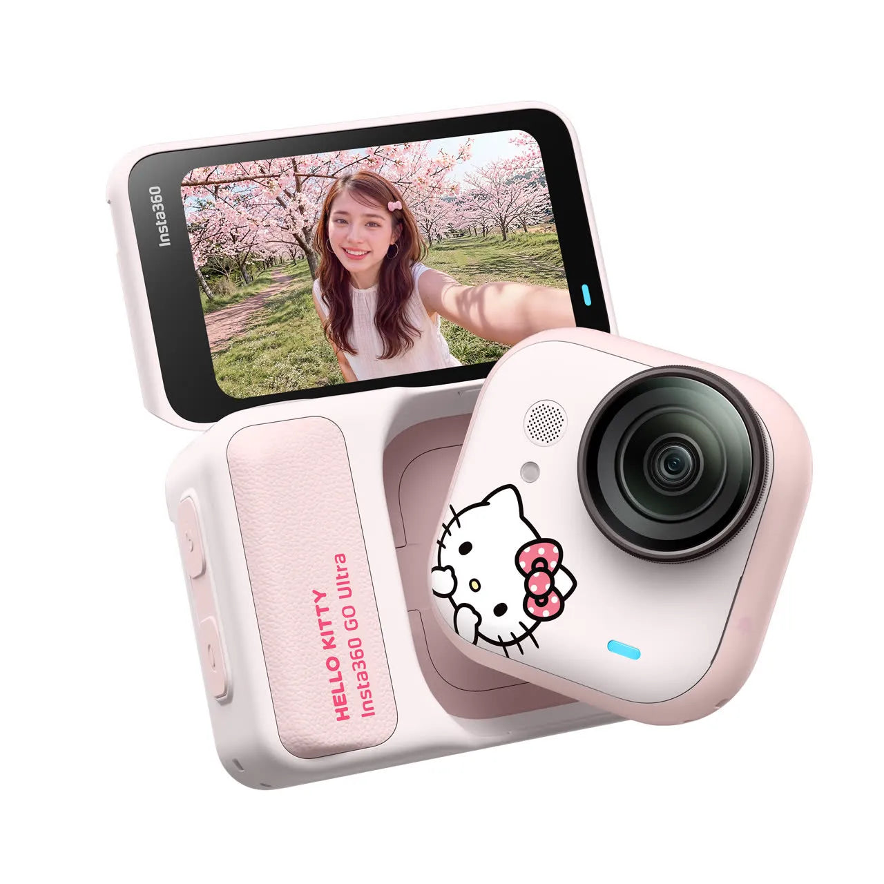 BACK-ORDER Insta360 - GO Ultra - Hello Kitty Limited Edition: Sakura Pink [JP]