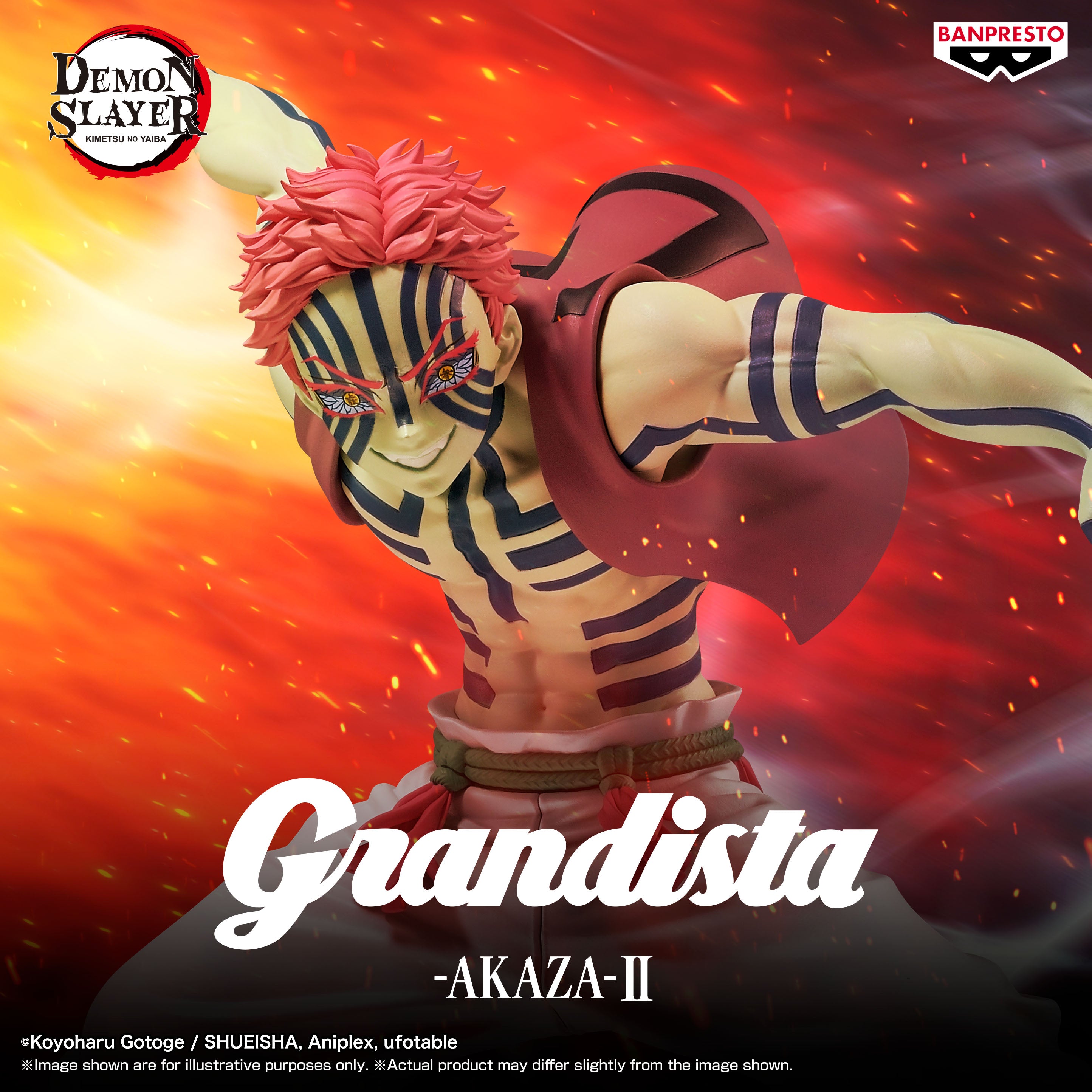 PRE-ORDER Banpresto - Demon Slayer: Kimetsu No Yaiba Grandista - Akaza II