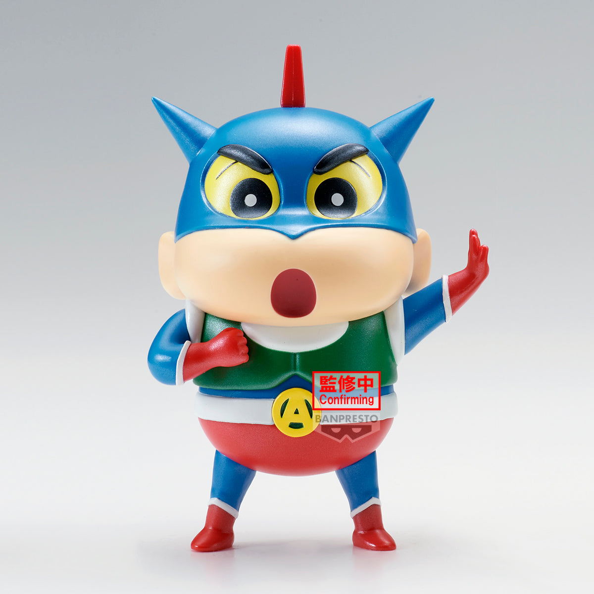 PRE-ORDER Banpresto - Crayon Shinchan: Cosplay Shinchan Figure - Action Kamen Shinchan & Paper Robot Shinchan: Special Color Ver. - A: Action Kamen Shinchan