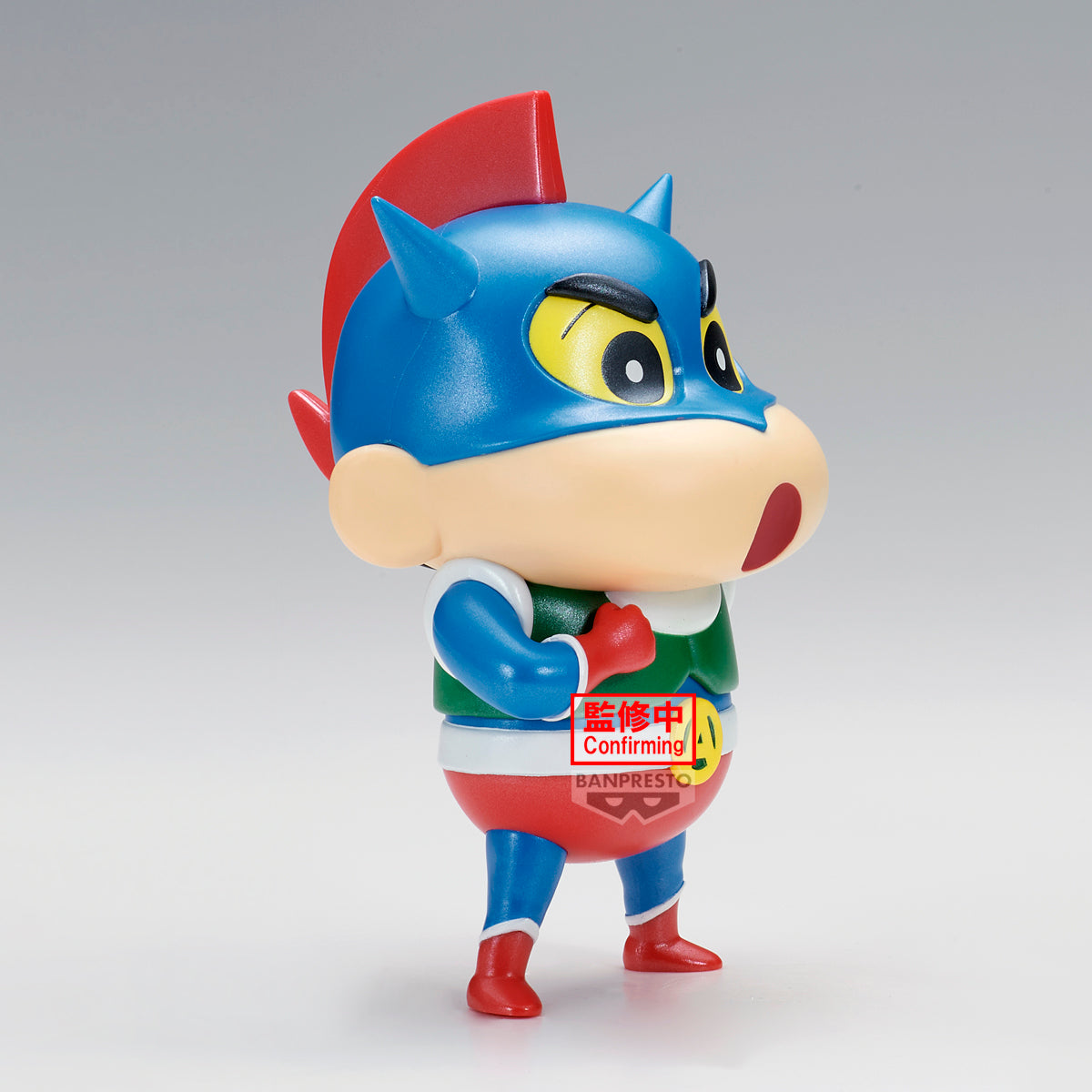 PRE-ORDER Banpresto - Crayon Shinchan: Cosplay Shinchan Figure - Action Kamen Shinchan & Paper Robot Shinchan: Special Color Ver. - A: Action Kamen Shinchan