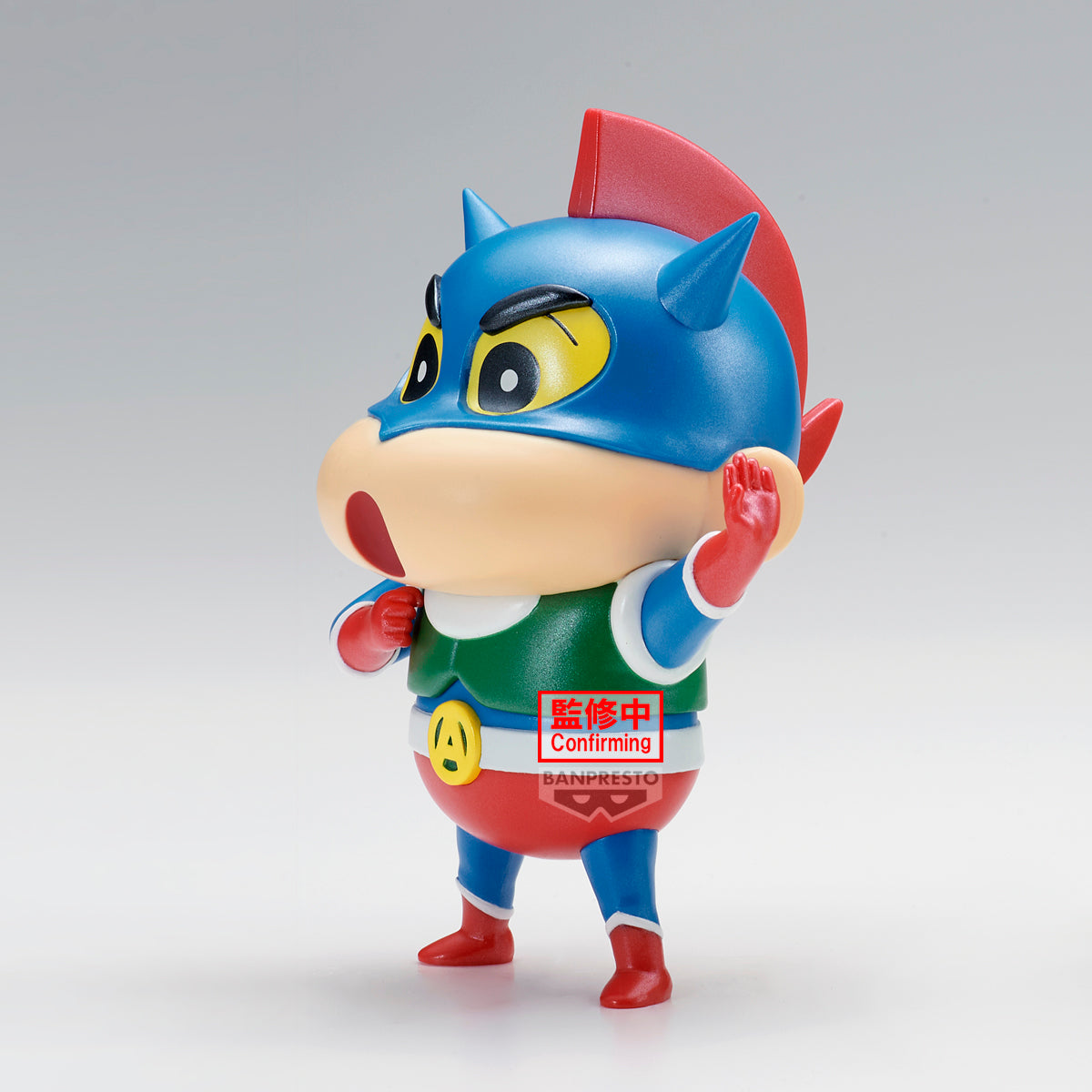 PRE-ORDER Banpresto - Crayon Shinchan: Cosplay Shinchan Figure - Action Kamen Shinchan & Paper Robot Shinchan: Special Color Ver. - A: Action Kamen Shinchan