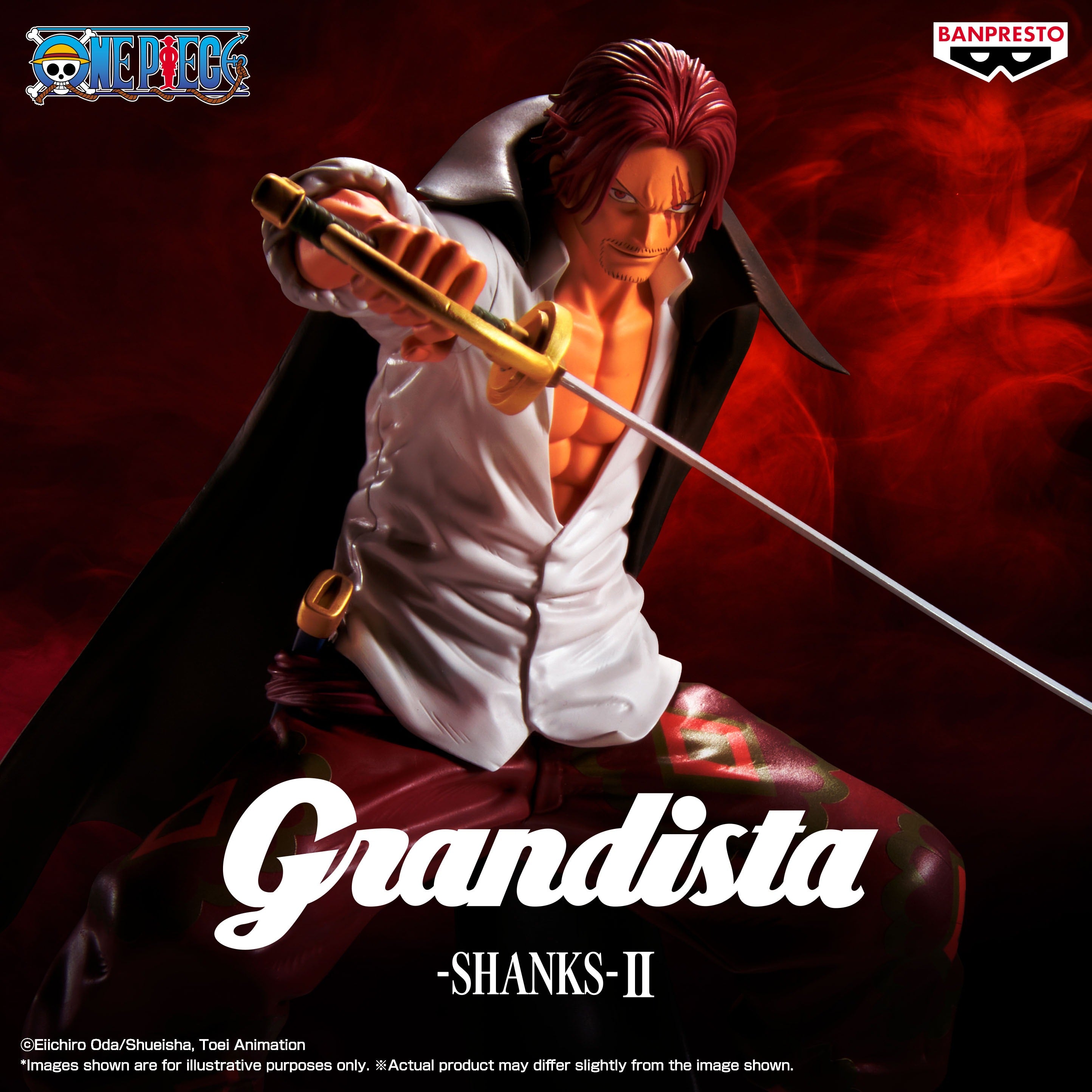 PRE-ORDER Banpresto - One Piece Grandista - Shanks II