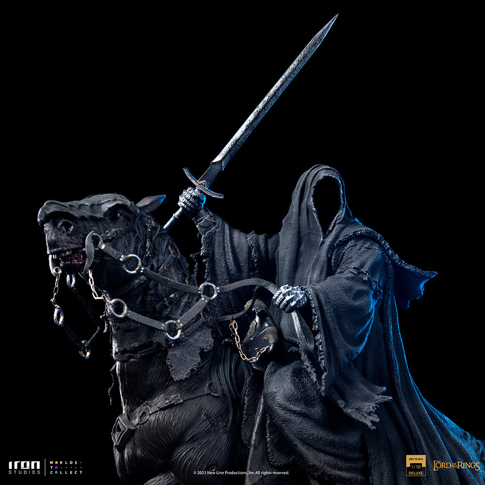 PRE-ORDER Lord of the Rings - Nazgul on Horse Deluxe Art Scale 1/10