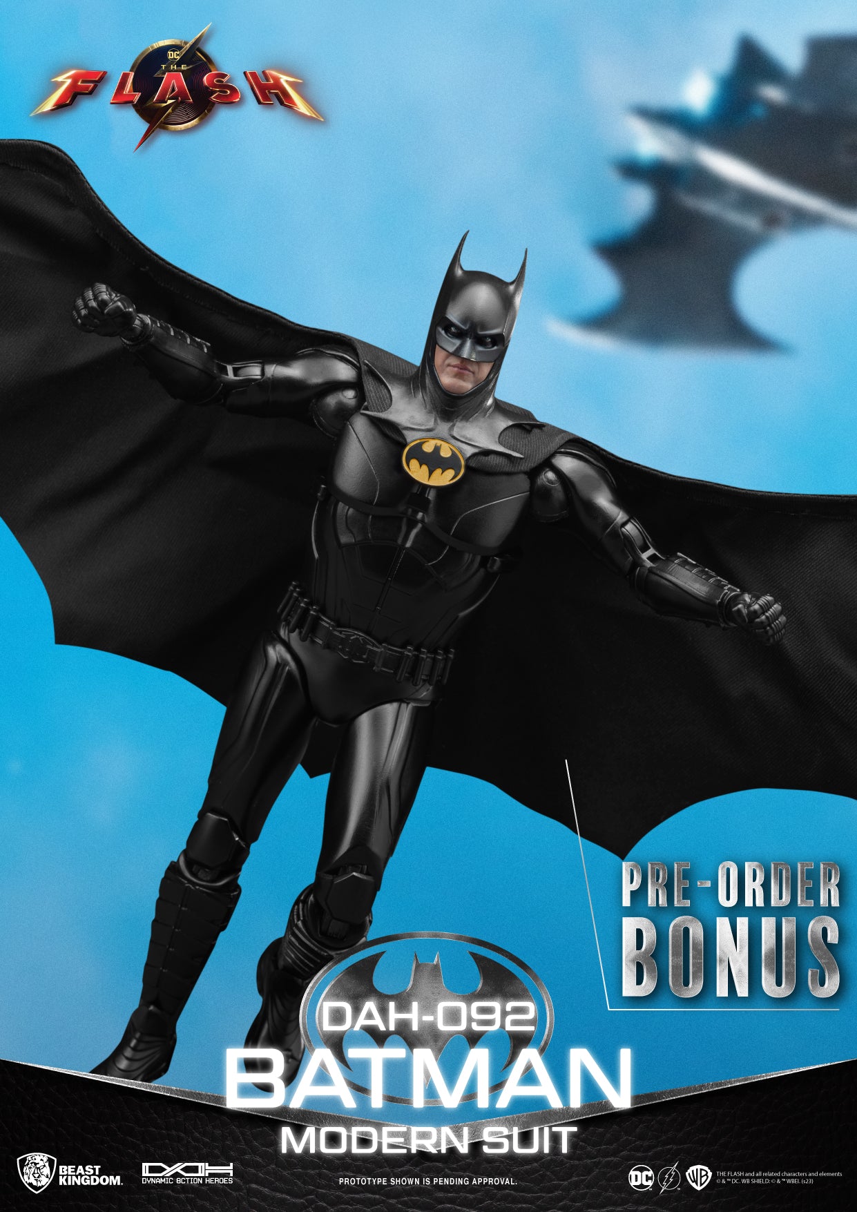 PRE-ORDER Beast Kingdom - Dynamic 8action Heroes - The Flash Movie - Batman: Modern Suit Ver.