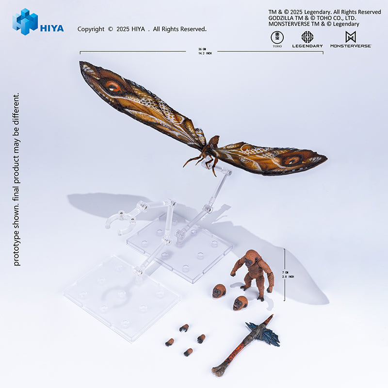PRE-ORDER HIYA Toys - Godzilla × Kong: The New Empire - Mothra: Premium Set