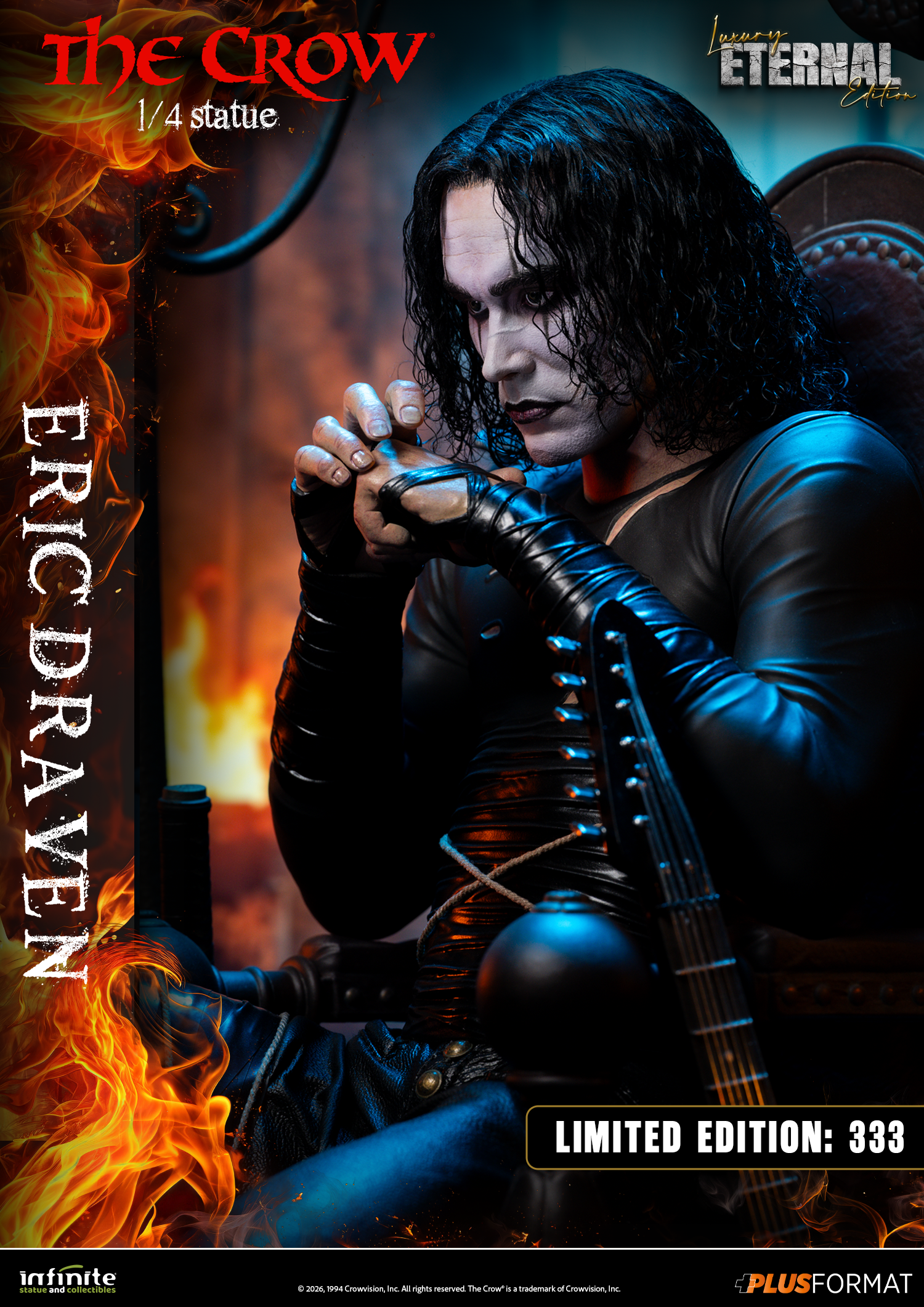 PRE-ORDER Infinite Statue - The Crow - Eric Draven: Luxury Eternal Edition 1/4