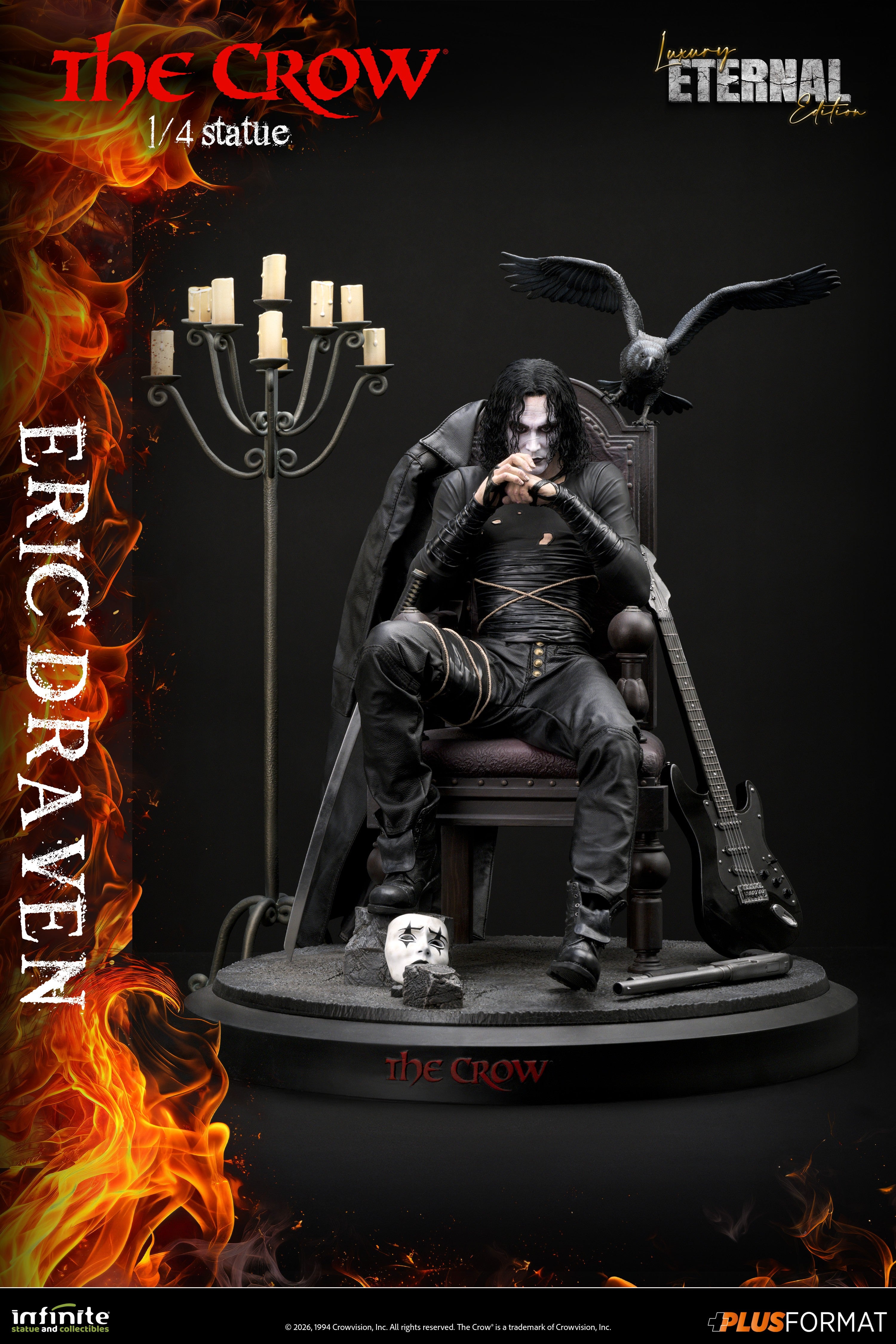 PRE-ORDER Infinite Statue - The Crow - Eric Draven: Luxury Eternal Edition 1/4
