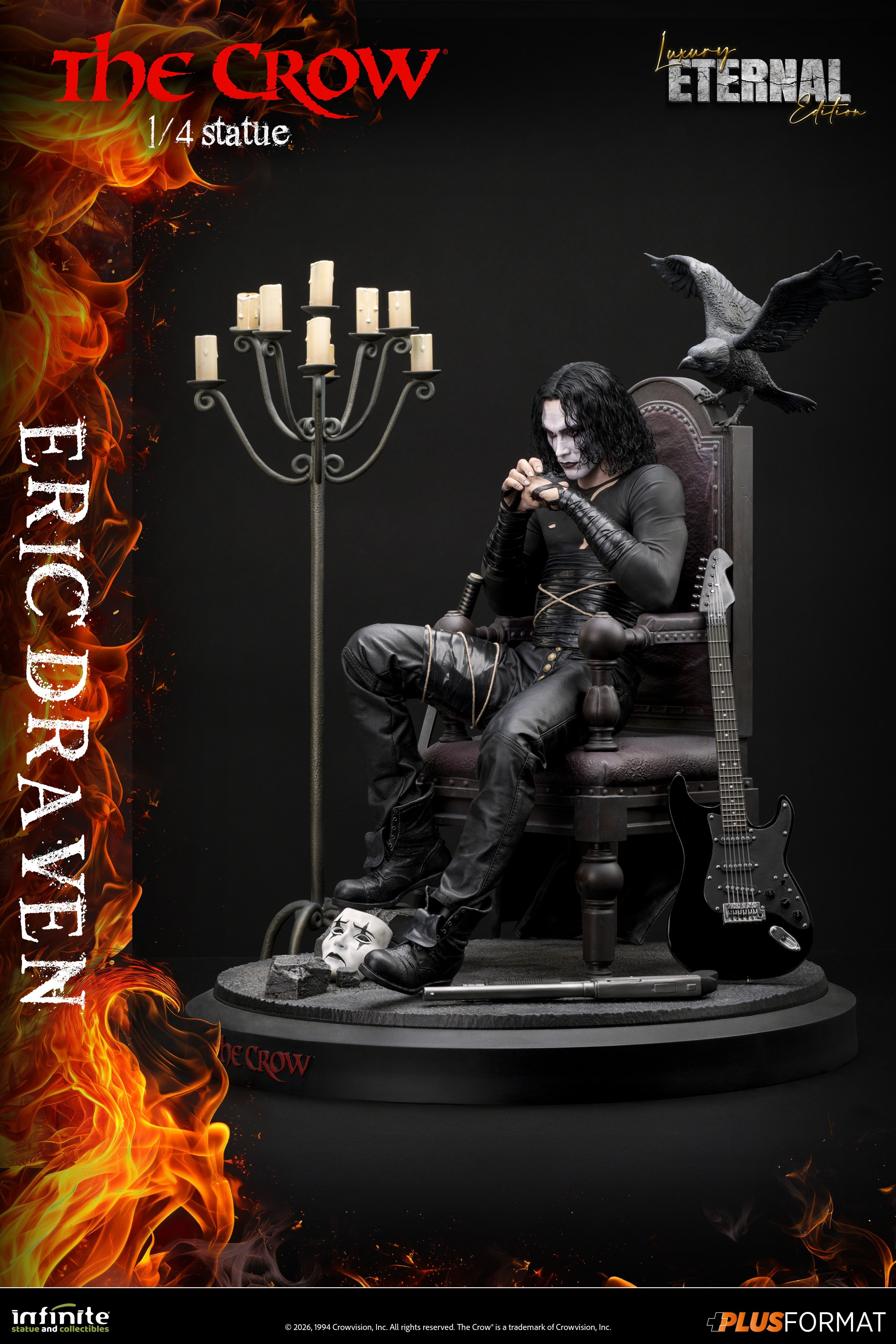 PRE-ORDER Infinite Statue - The Crow - Eric Draven: Luxury Eternal Edition 1/4