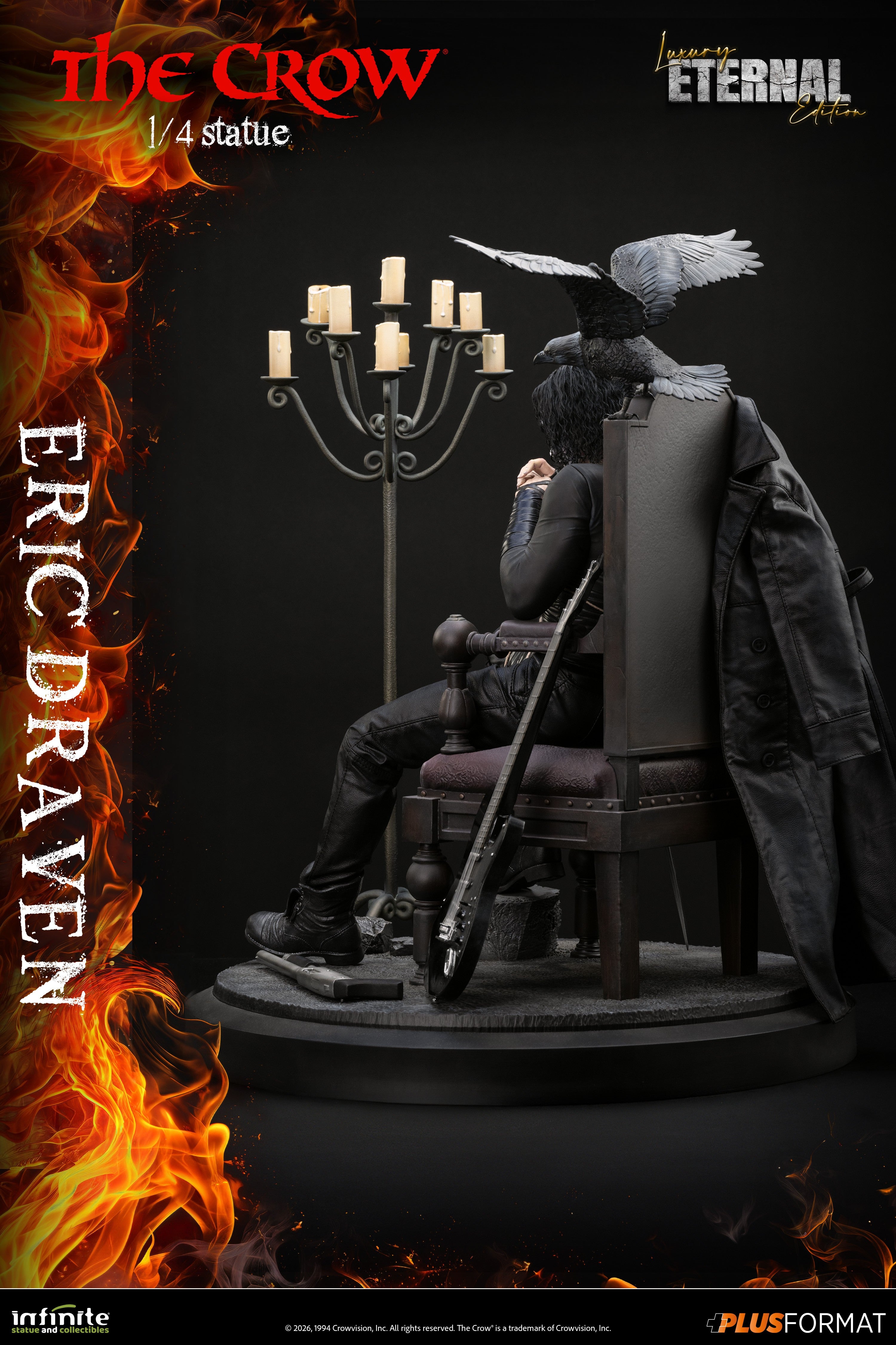 PRE-ORDER Infinite Statue - The Crow - Eric Draven: Luxury Eternal Edition 1/4