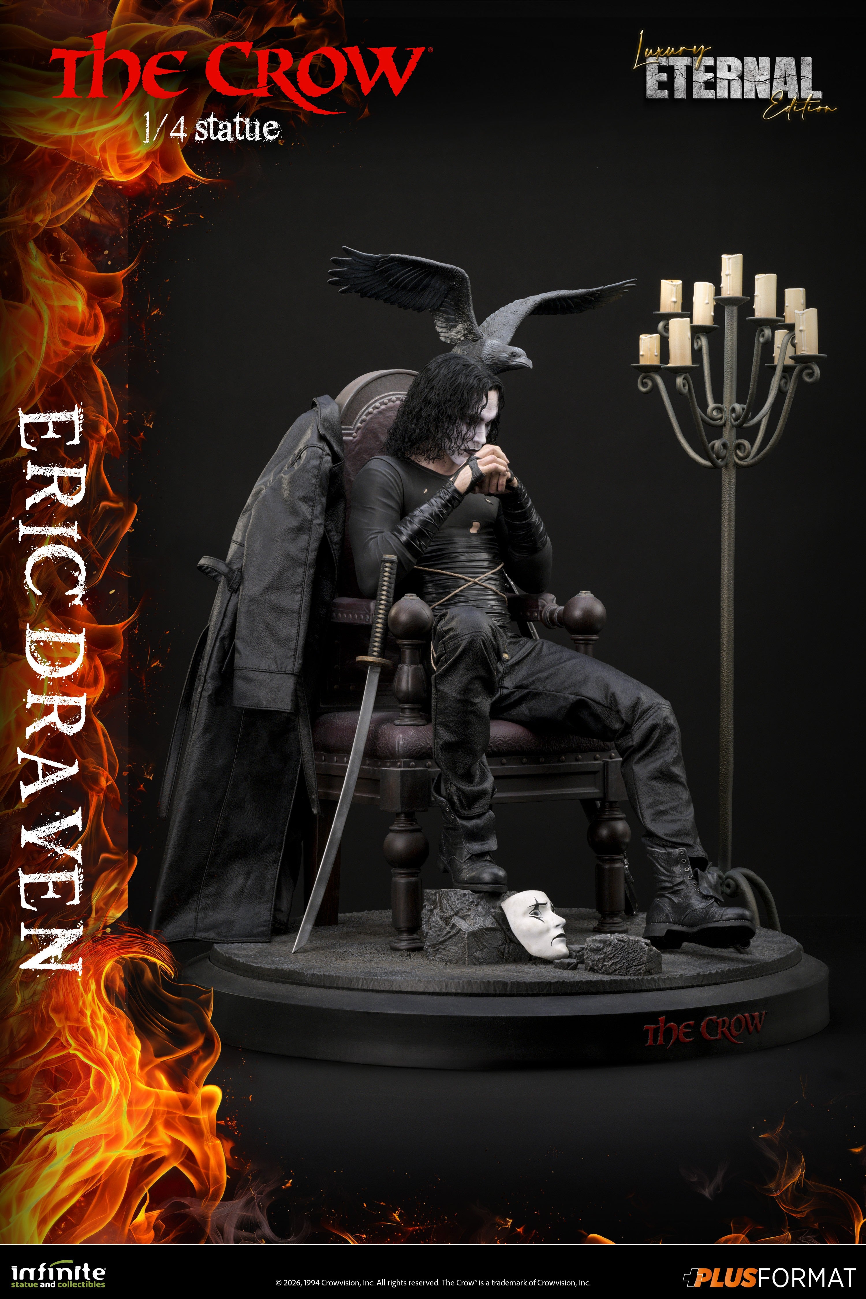 PRE-ORDER Infinite Statue - The Crow - Eric Draven: Luxury Eternal Edition 1/4