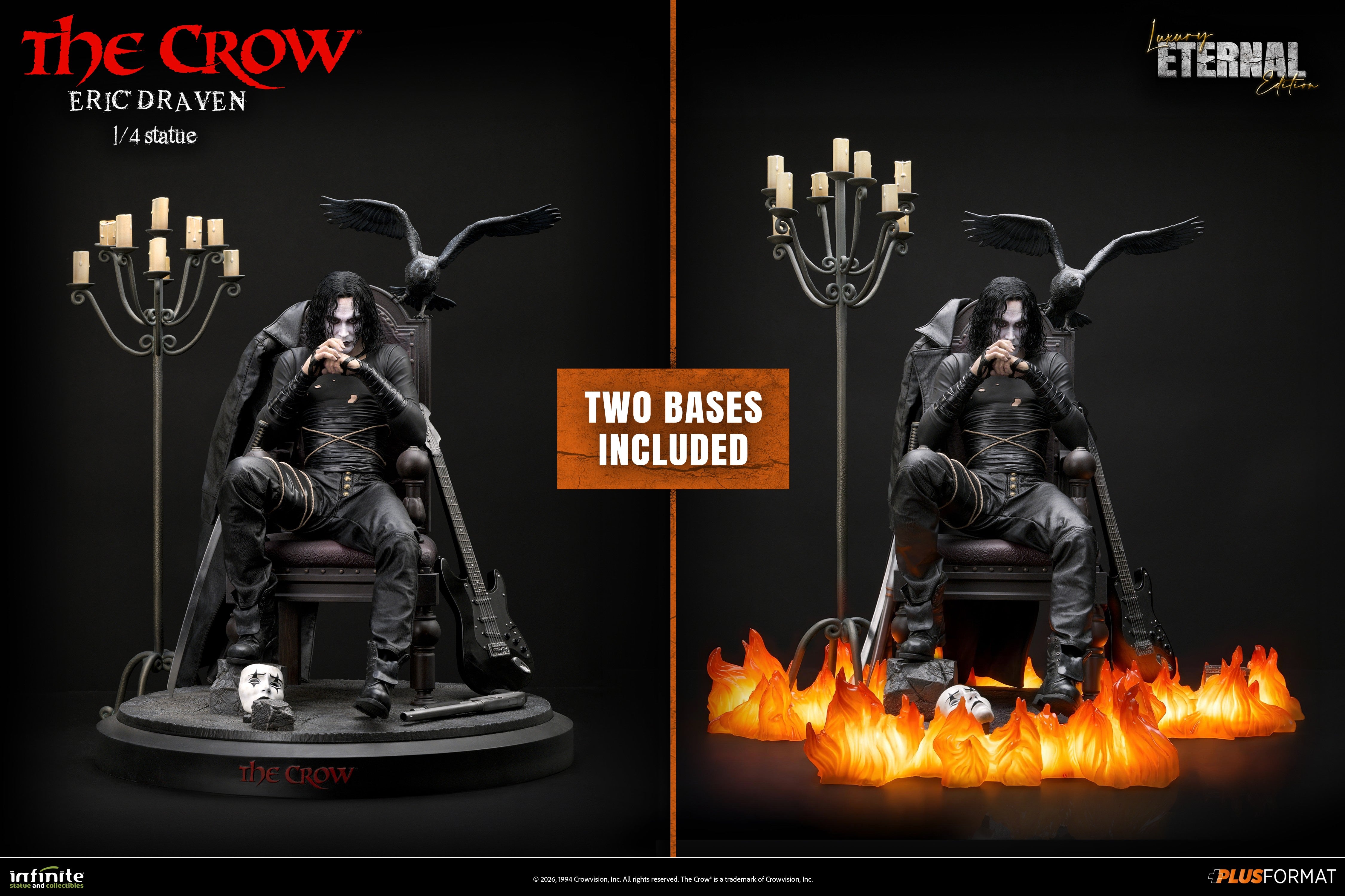 PRE-ORDER Infinite Statue - The Crow - Eric Draven: Luxury Eternal Edition 1/4