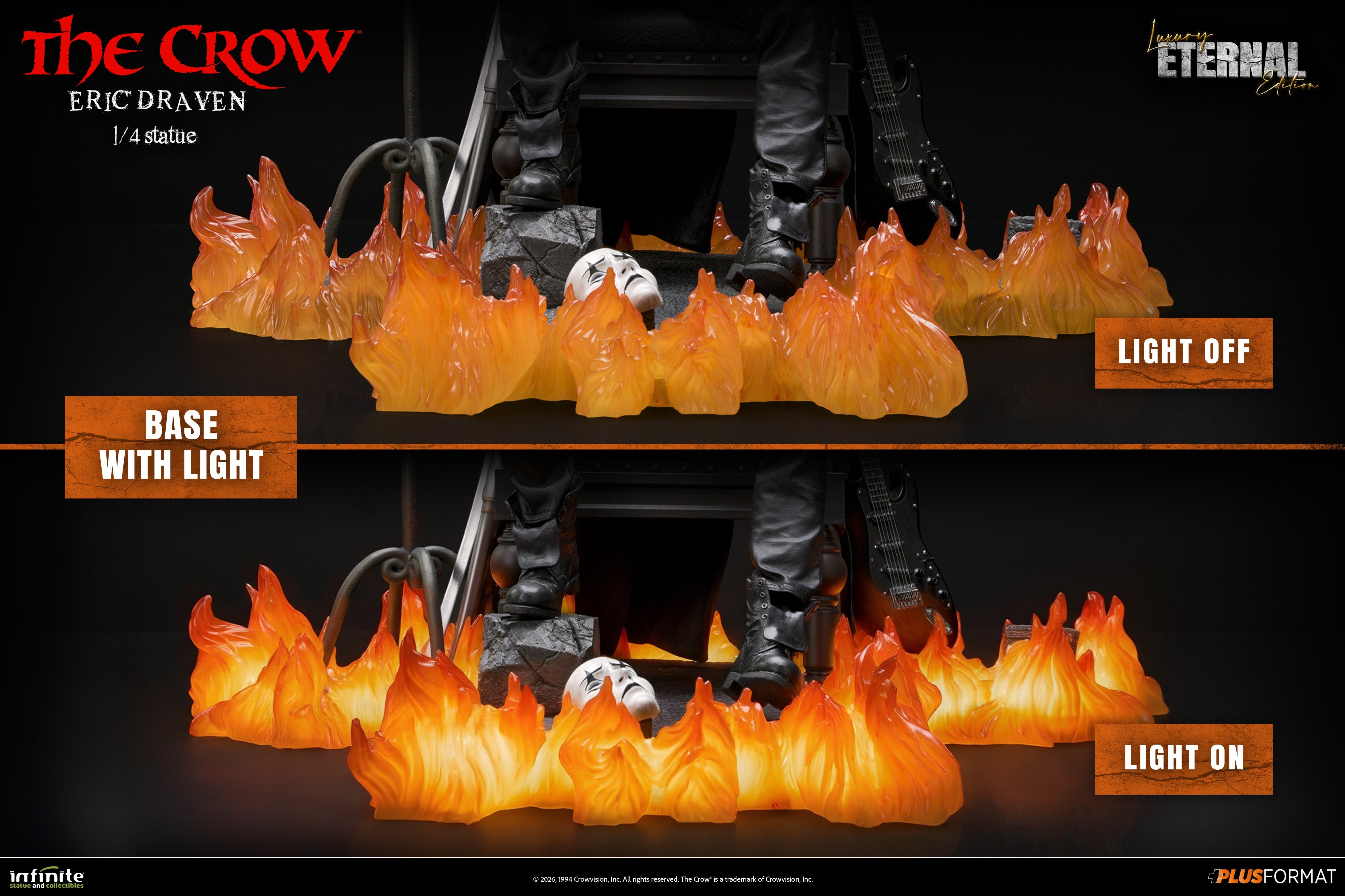 PRE-ORDER Infinite Statue - The Crow - Eric Draven: Luxury Eternal Edition 1/4