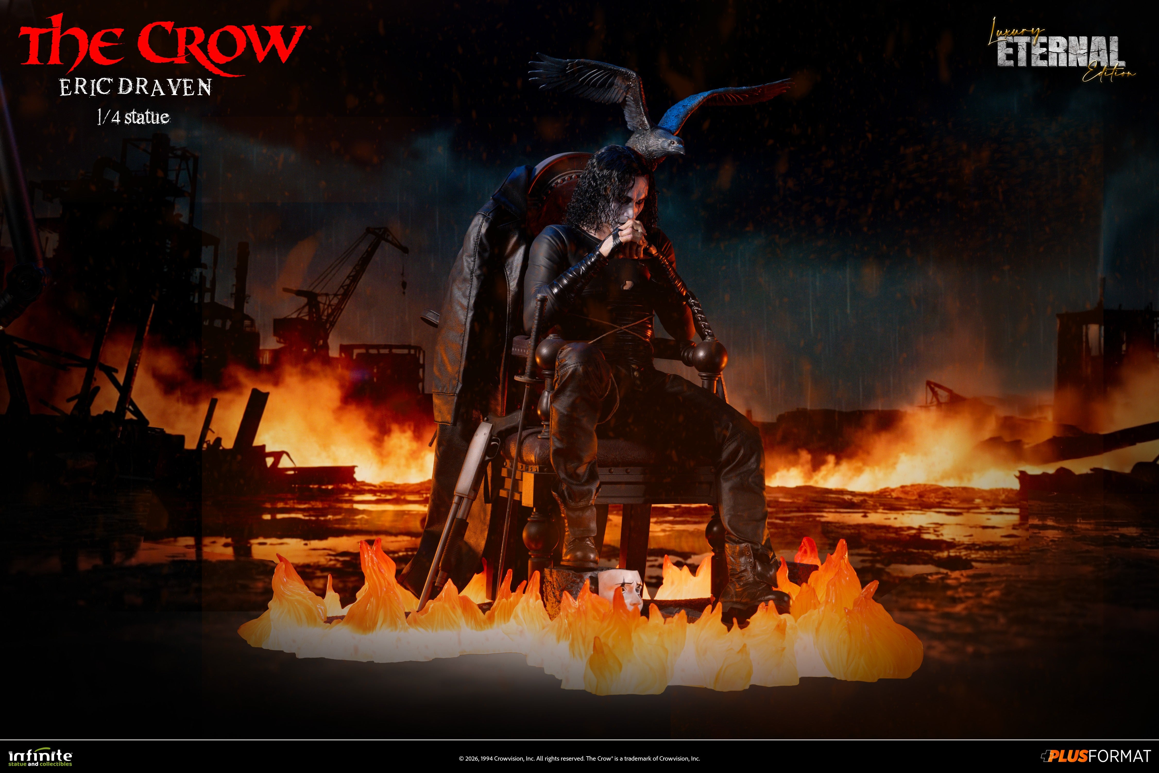 PRE-ORDER Infinite Statue - The Crow - Eric Draven: Luxury Eternal Edition 1/4