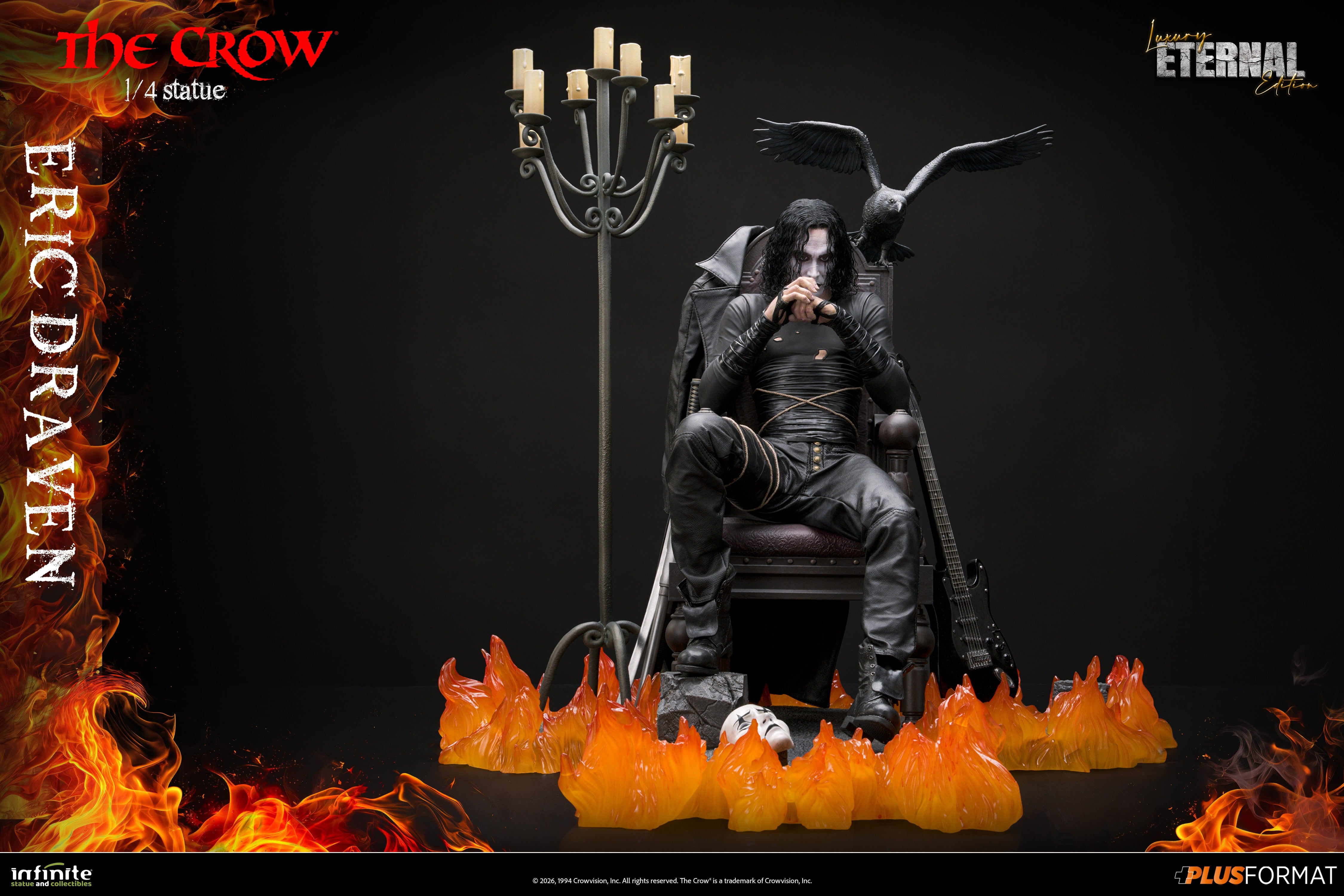 PRE-ORDER Infinite Statue - The Crow - Eric Draven: Luxury Eternal Edition 1/4