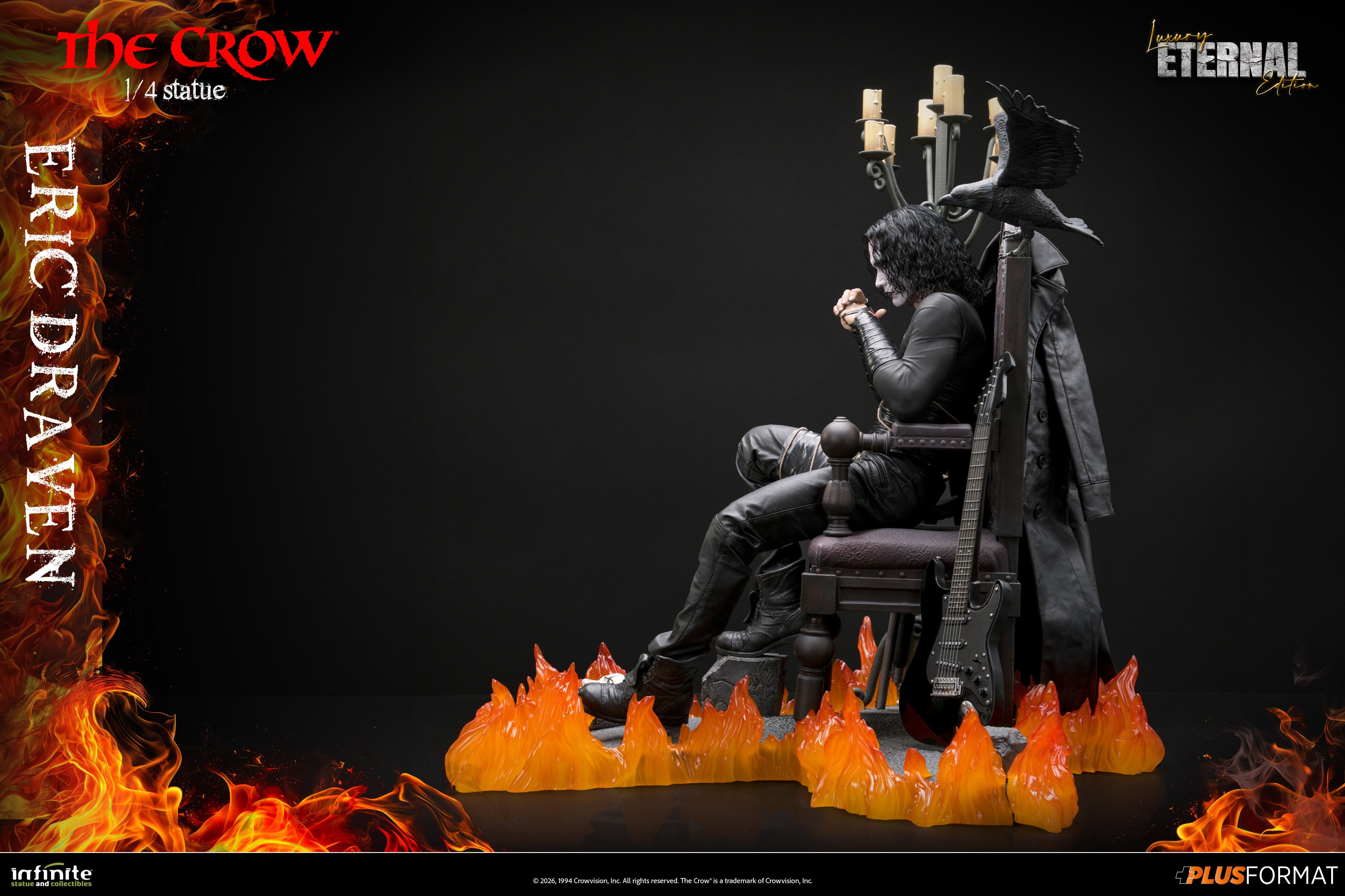 PRE-ORDER Infinite Statue - The Crow - Eric Draven: Luxury Eternal Edition 1/4