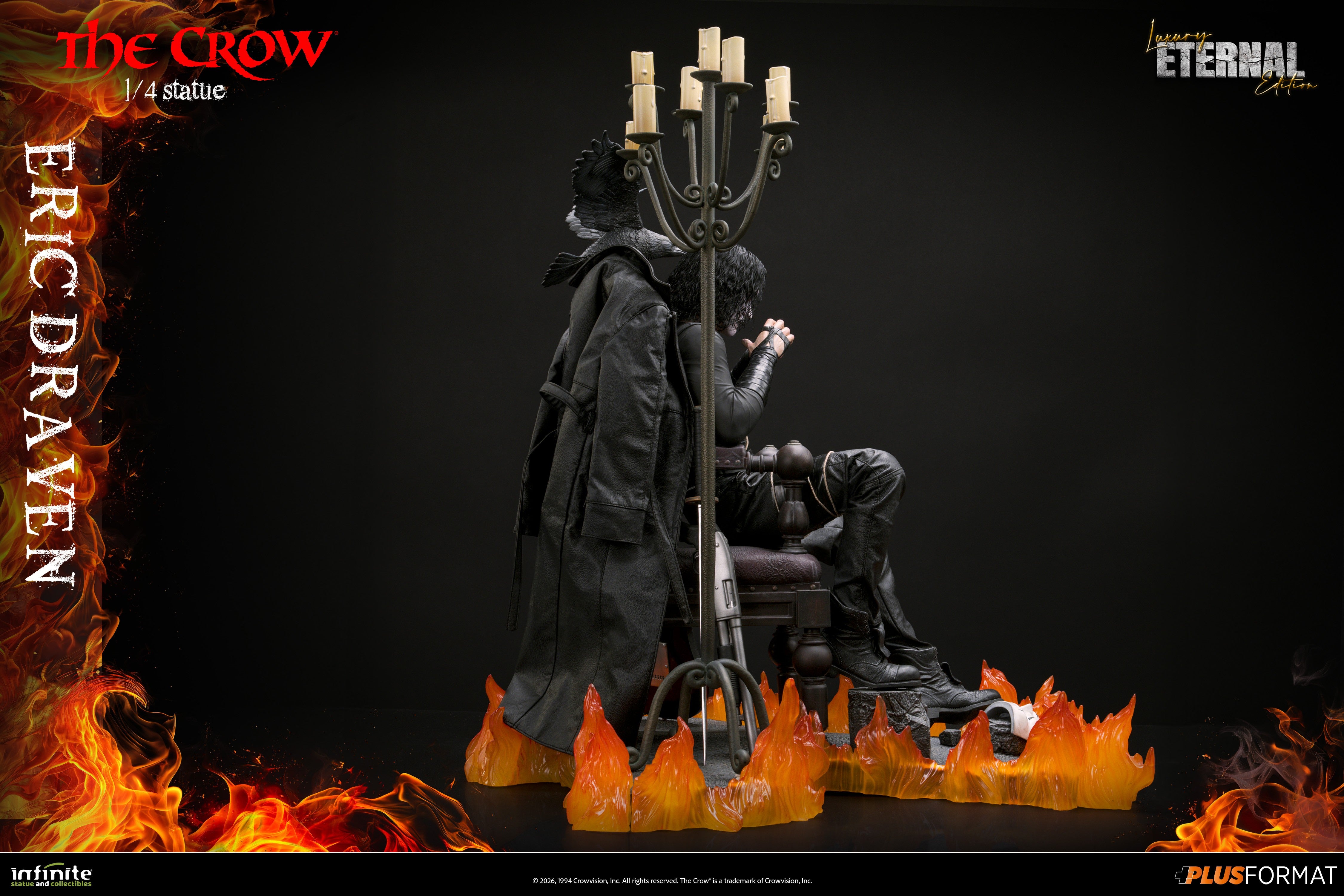 PRE-ORDER Infinite Statue - The Crow - Eric Draven: Luxury Eternal Edition 1/4
