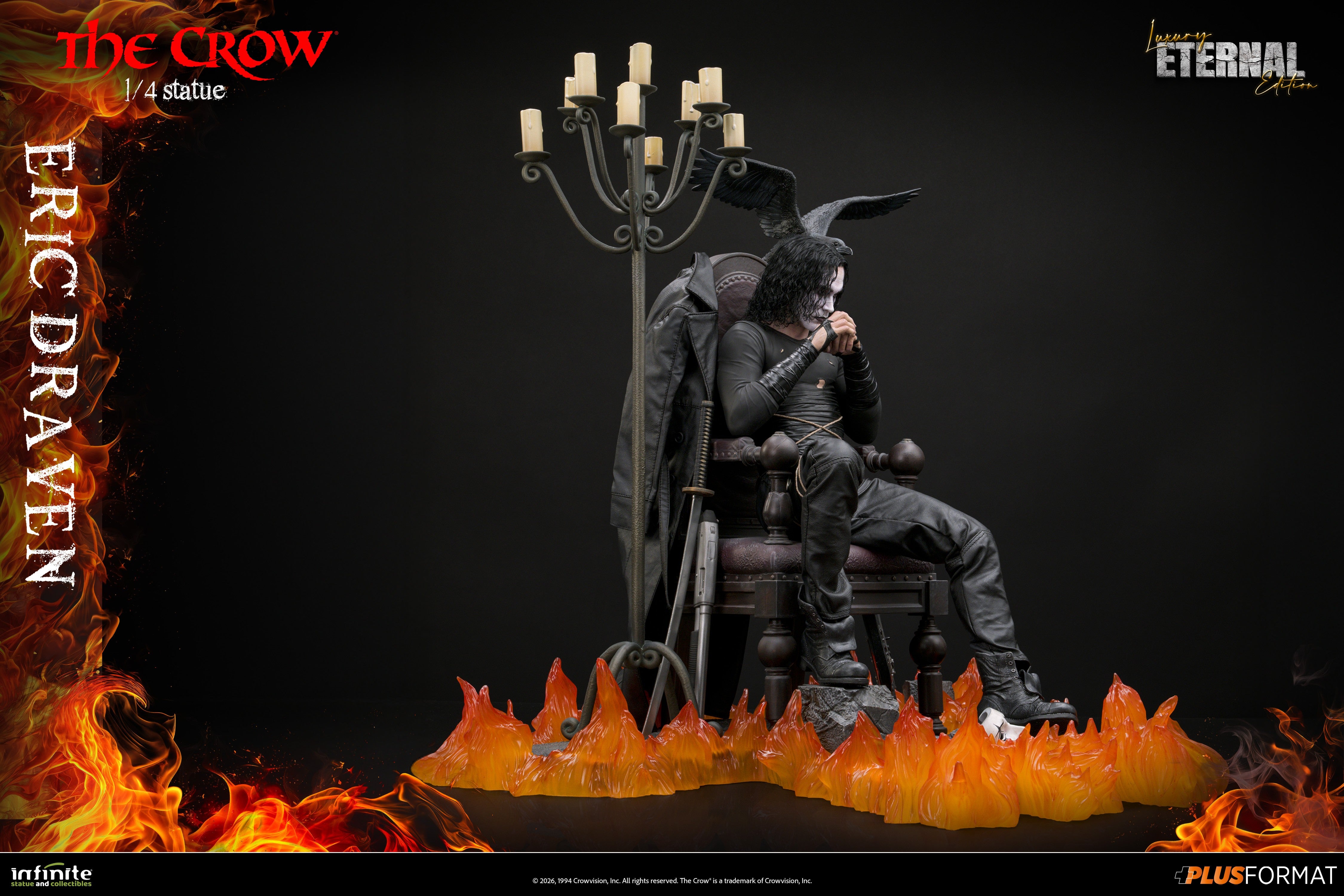 PRE-ORDER Infinite Statue - The Crow - Eric Draven: Luxury Eternal Edition 1/4