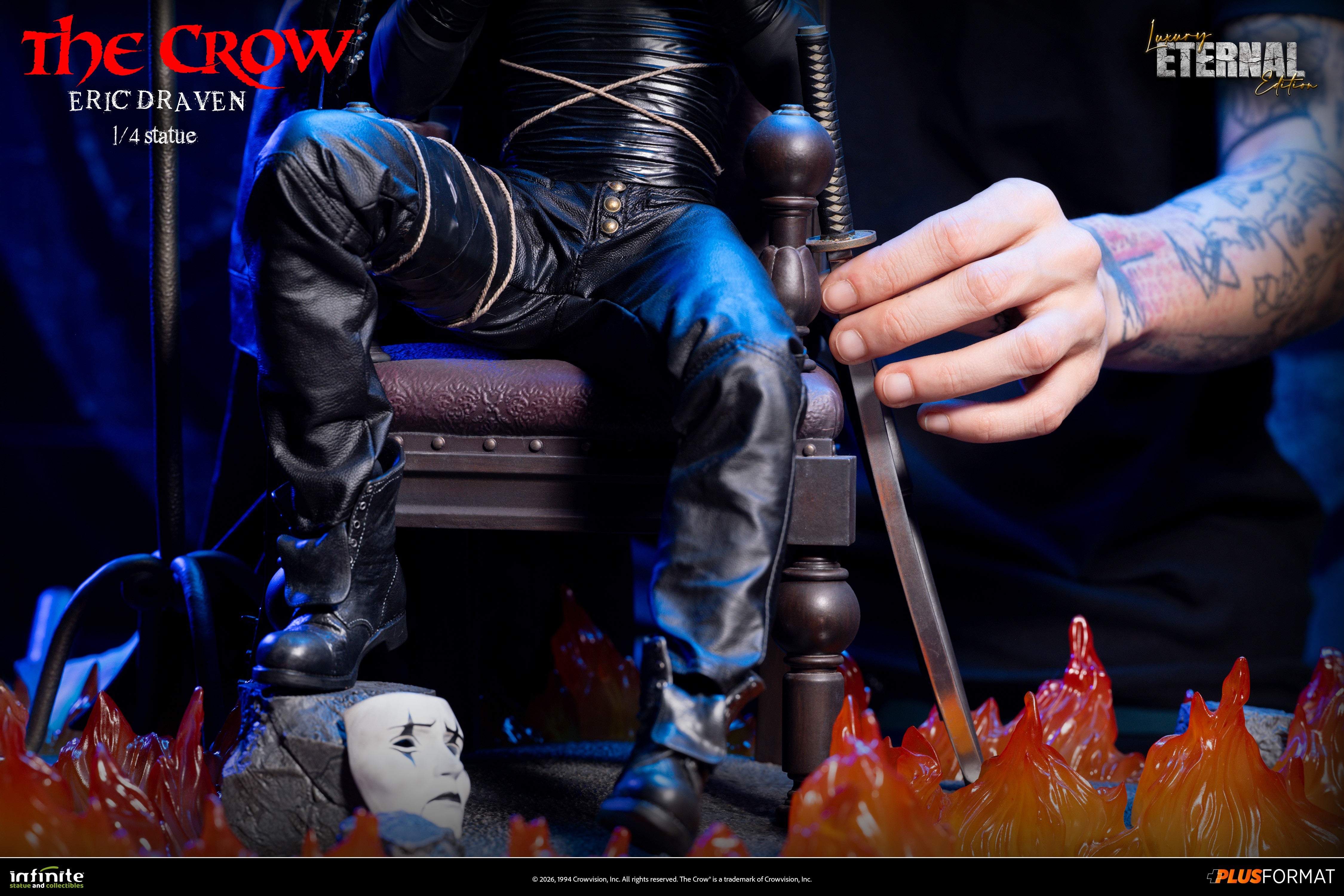 PRE-ORDER Infinite Statue - The Crow - Eric Draven: Luxury Eternal Edition 1/4