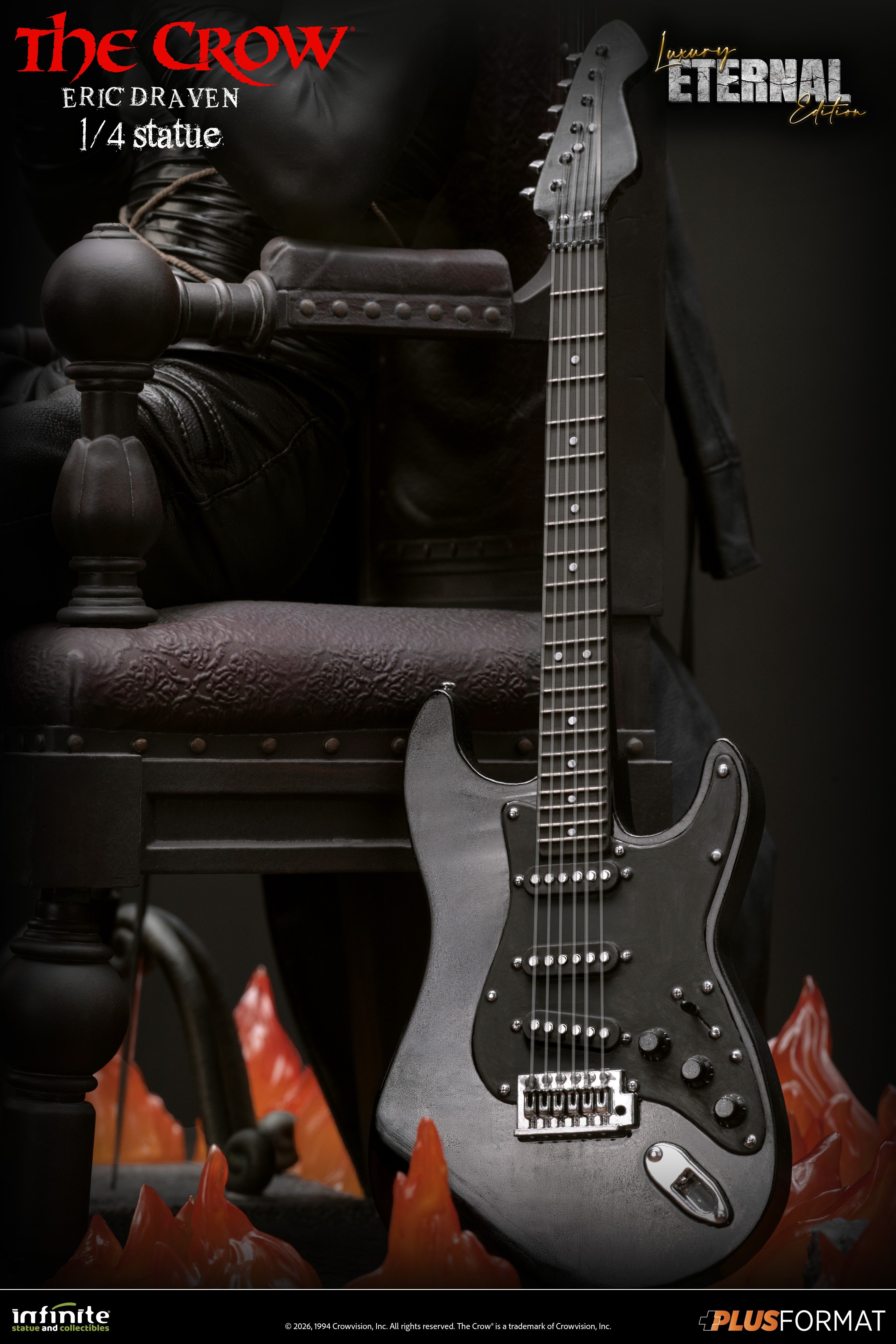 PRE-ORDER Infinite Statue - The Crow - Eric Draven: Luxury Eternal Edition 1/4