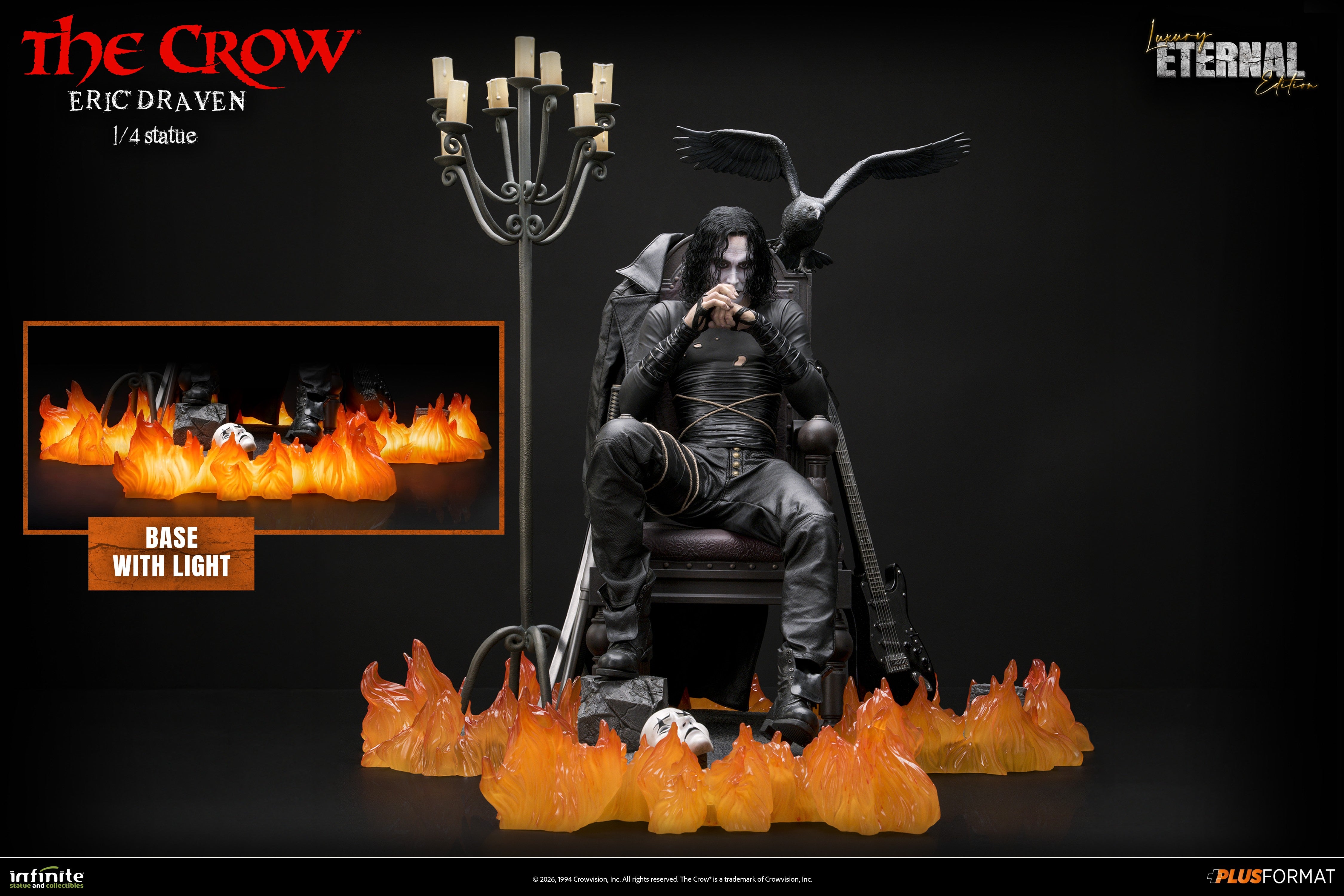 PRE-ORDER Infinite Statue - The Crow - Eric Draven: Luxury Eternal Edition 1/4