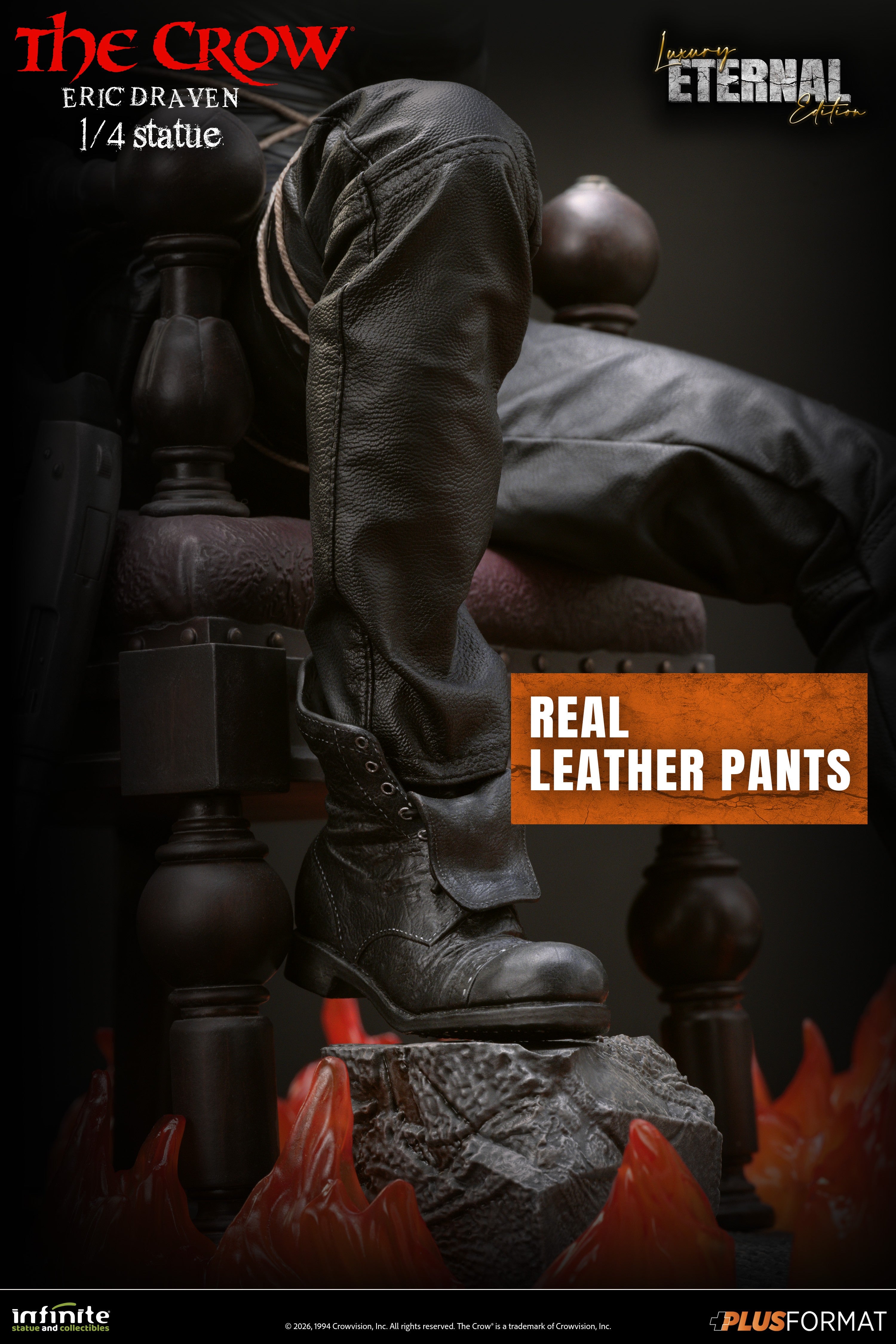 PRE-ORDER Infinite Statue - The Crow - Eric Draven: Luxury Eternal Edition 1/4