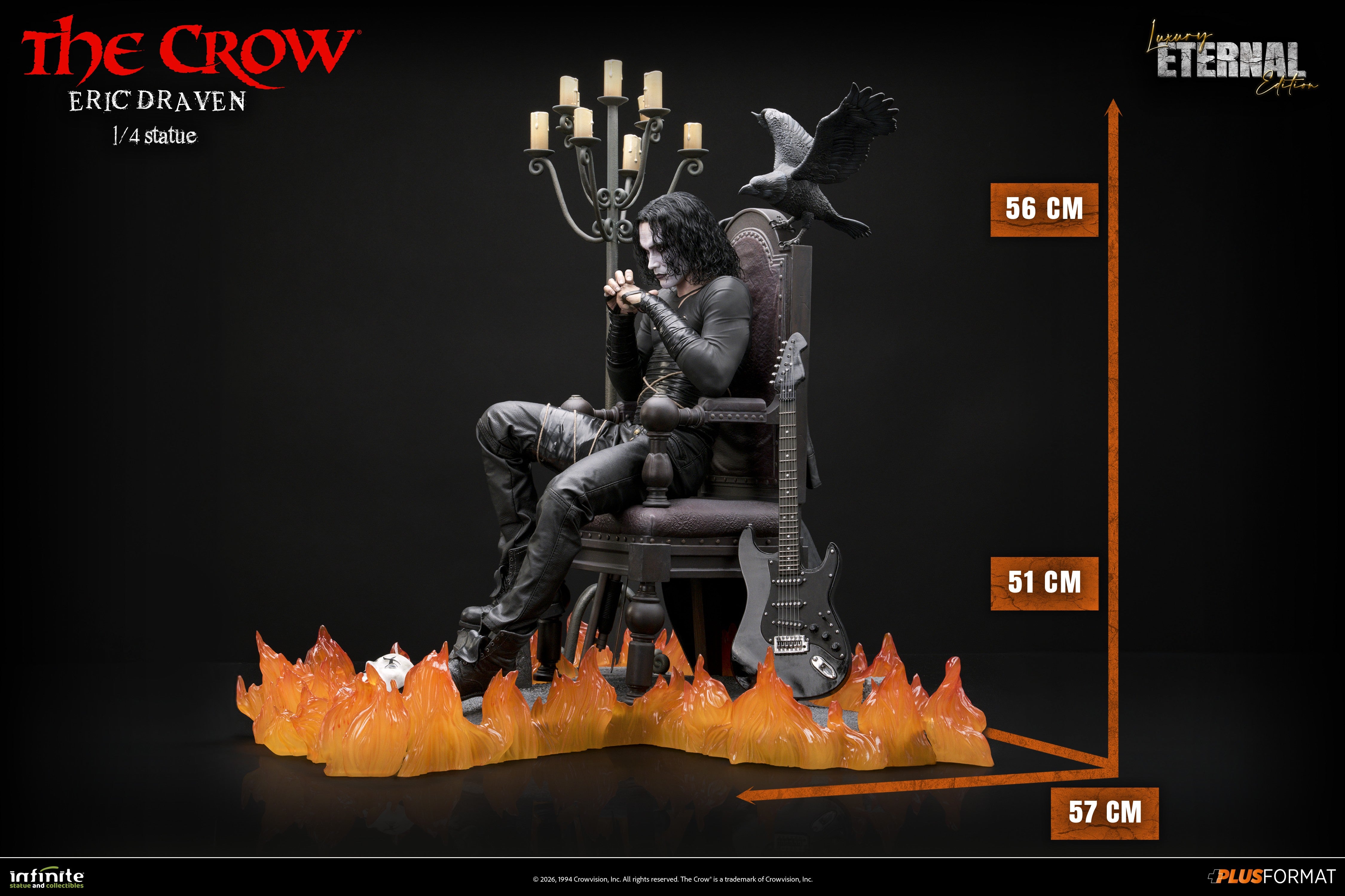 PRE-ORDER Infinite Statue - The Crow - Eric Draven: Luxury Eternal Edition 1/4