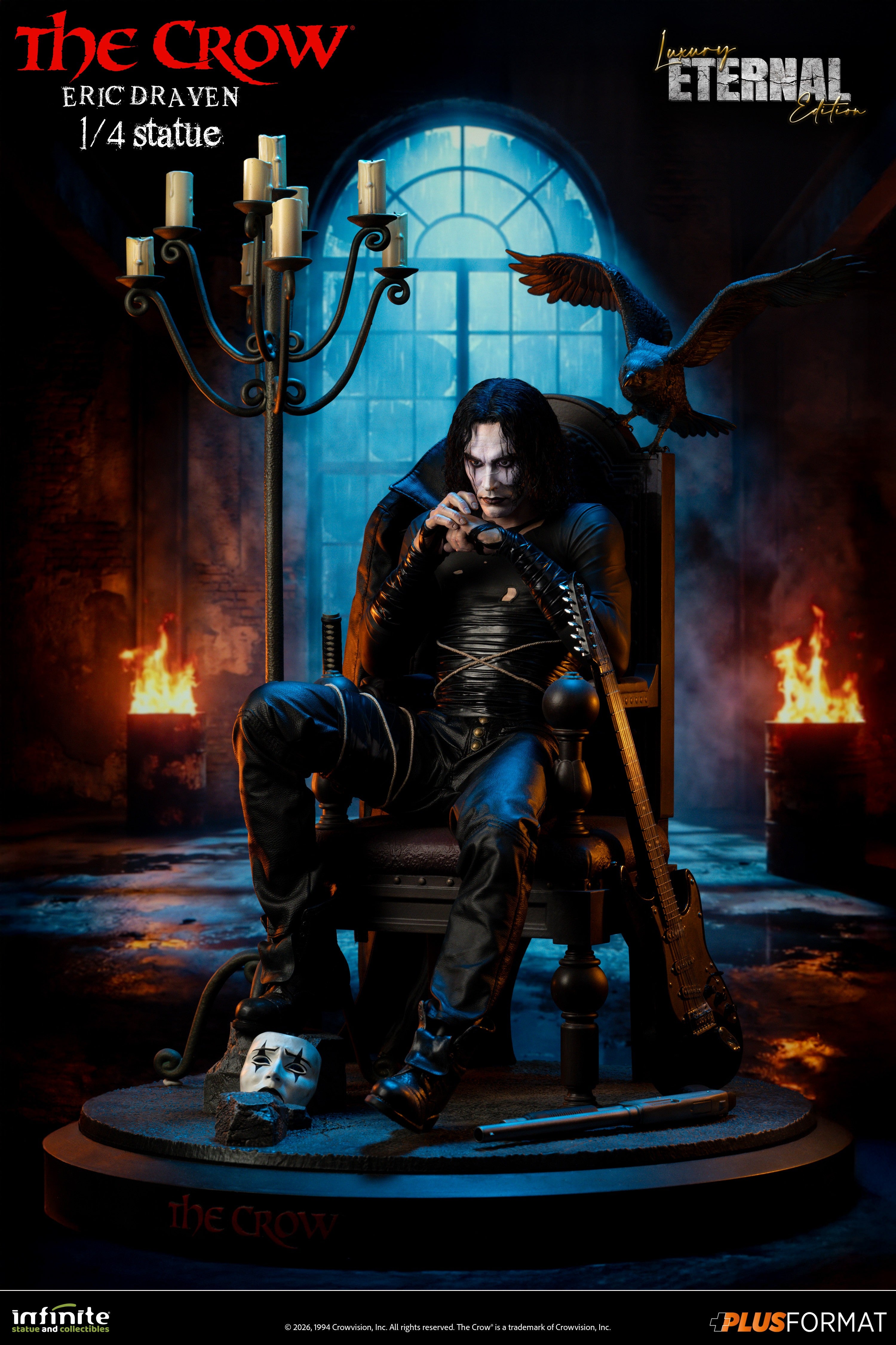 PRE-ORDER Infinite Statue - The Crow - Eric Draven: Luxury Eternal Edition 1/4