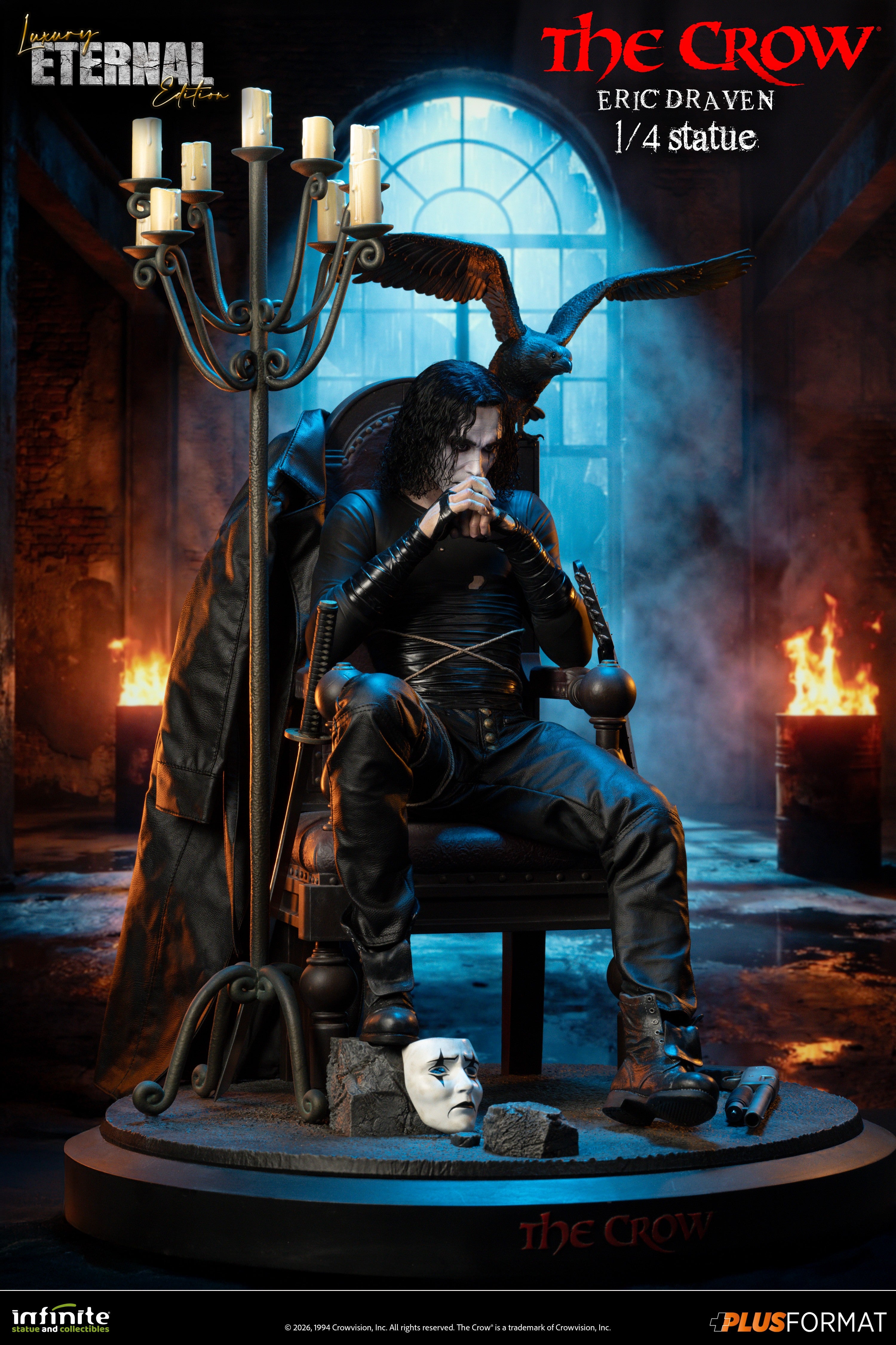 PRE-ORDER Infinite Statue - The Crow - Eric Draven: Luxury Eternal Edition 1/4
