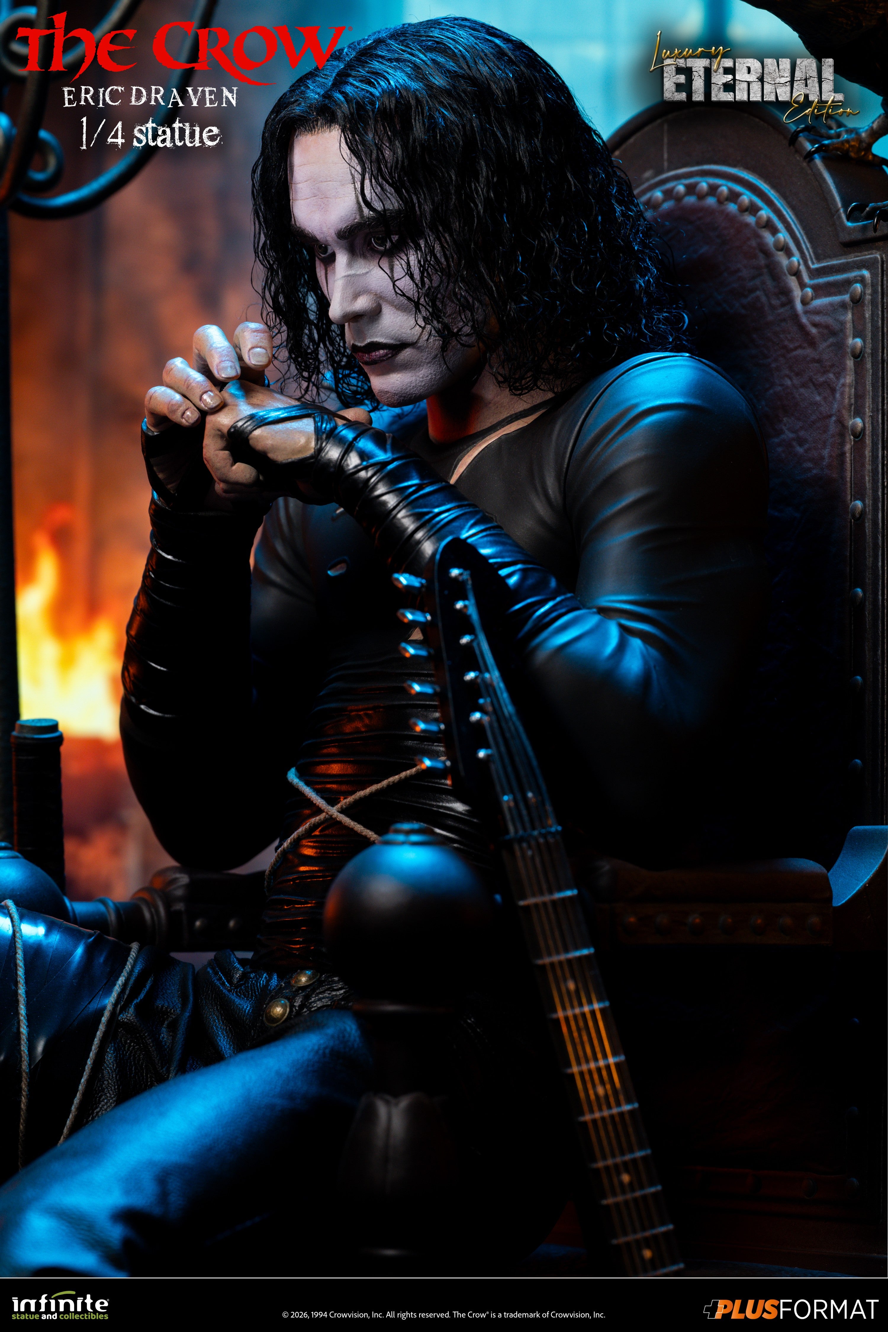 PRE-ORDER Infinite Statue - The Crow - Eric Draven: Luxury Eternal Edition 1/4
