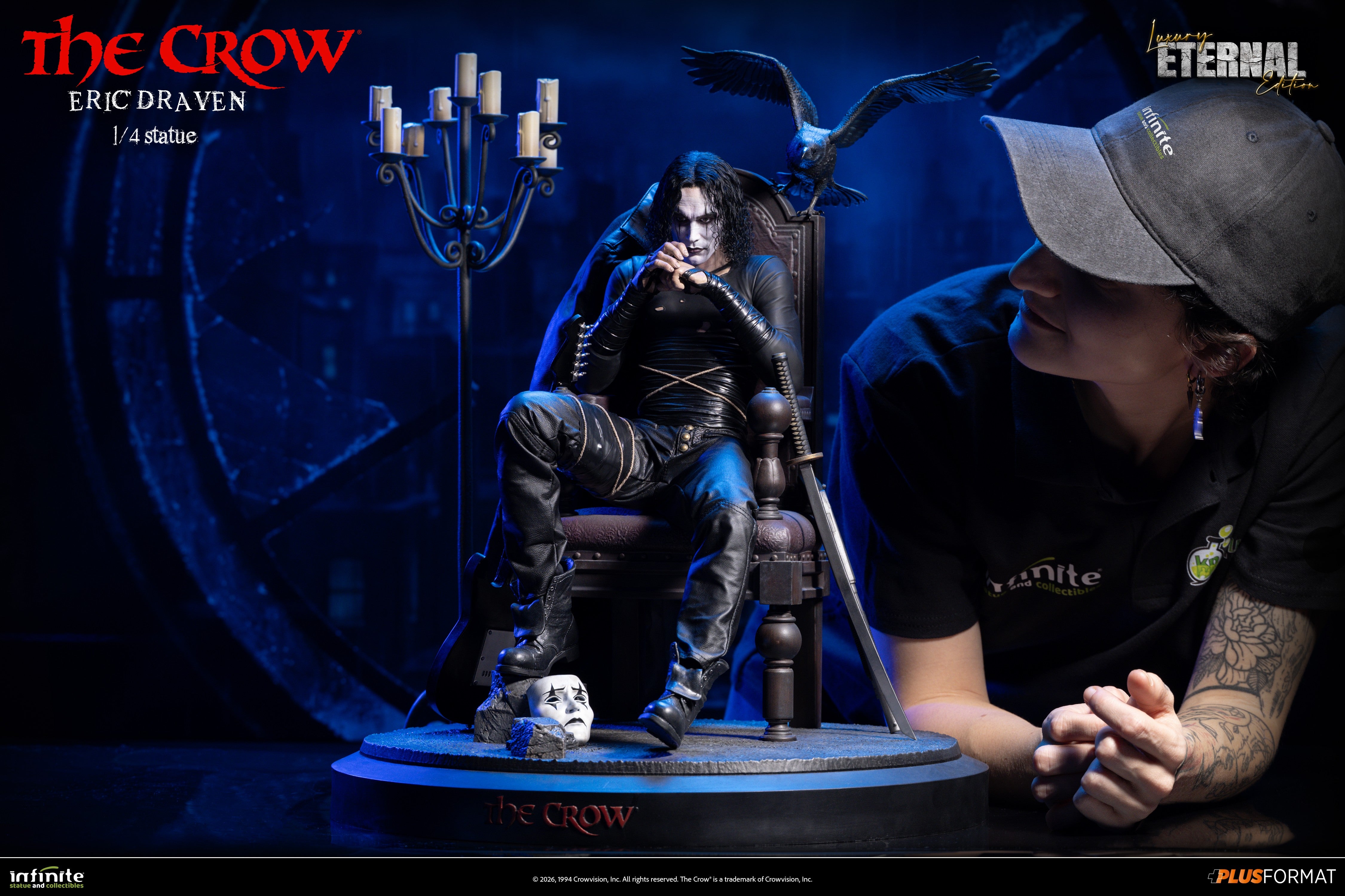 PRE-ORDER Infinite Statue - The Crow - Eric Draven: Luxury Eternal Edition 1/4